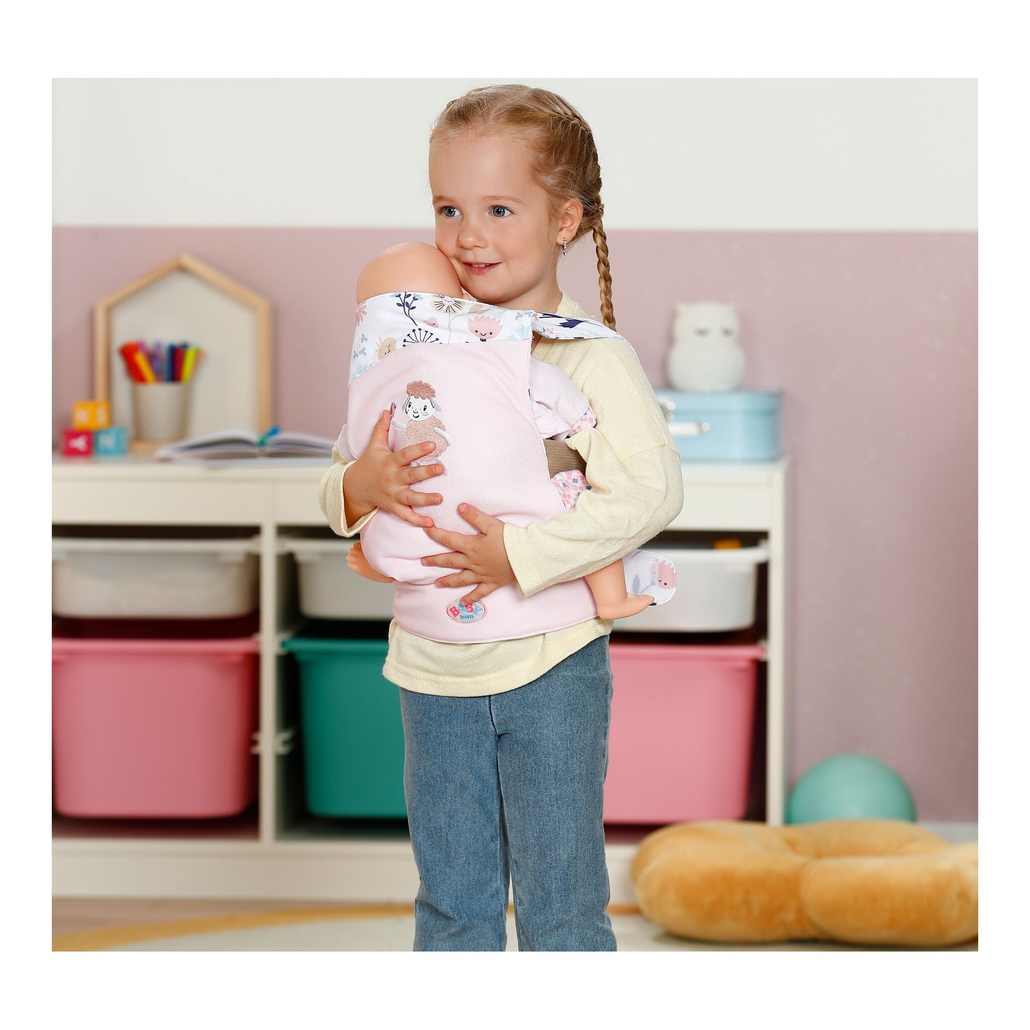 BABY born Carrier Flower Doll Carrier for 36–43cm Dolls