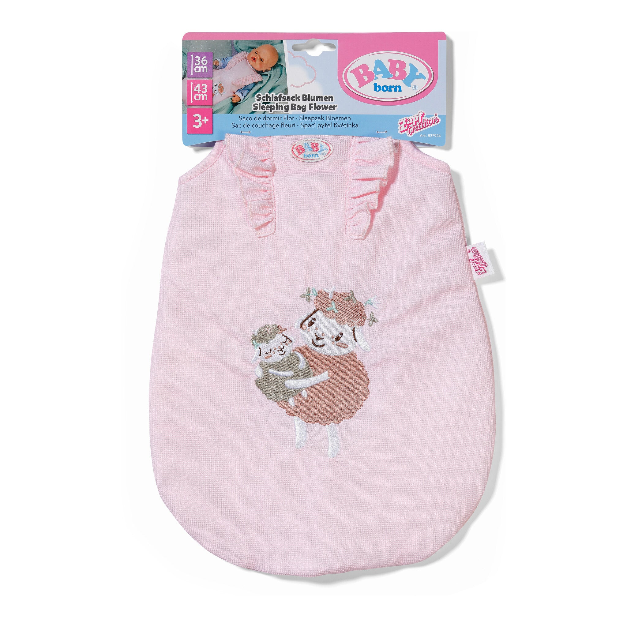 BABY born Sleeping Bag Flower for 36–43 cm Dolls