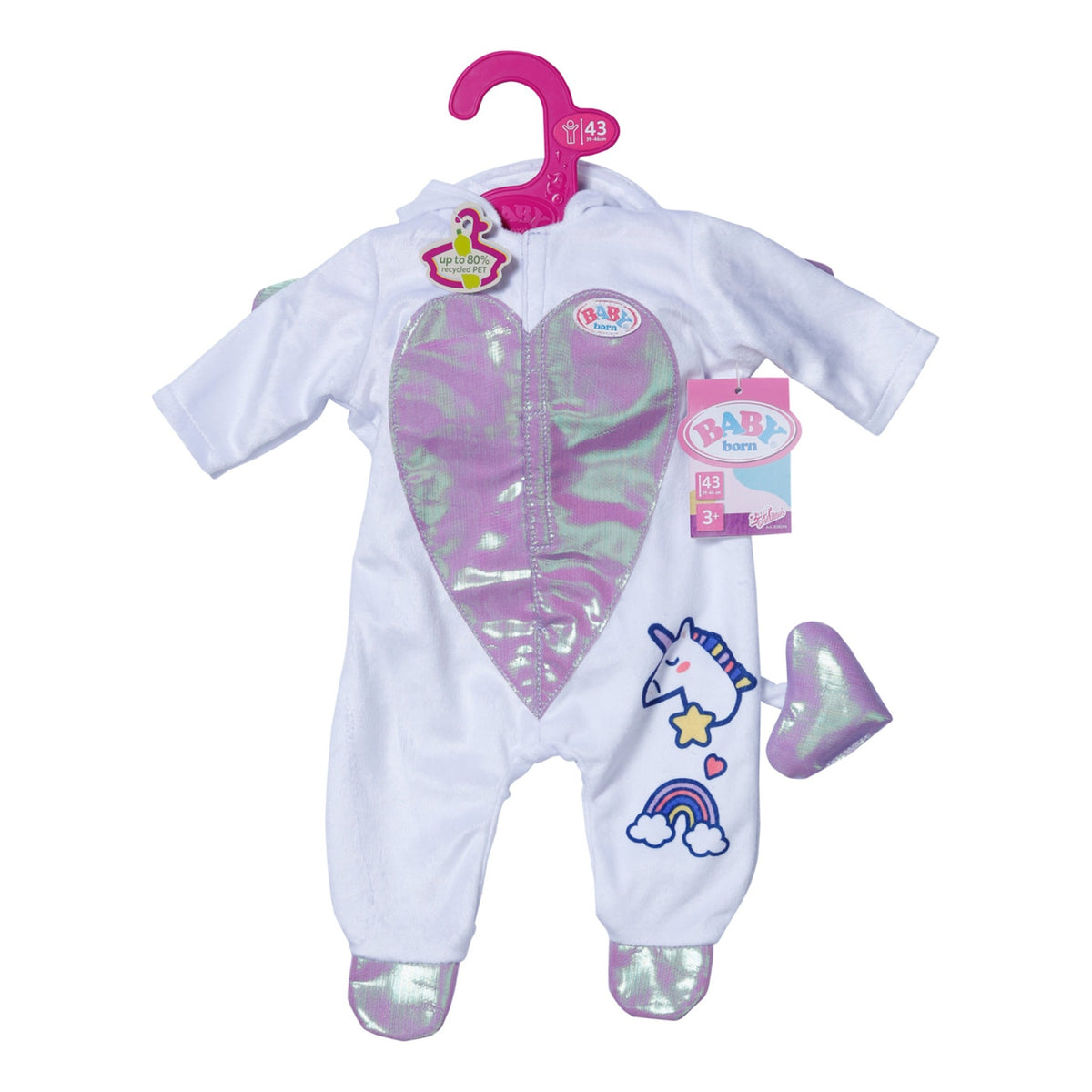 BABY born Unicorn Onesie for 43cm Dolls