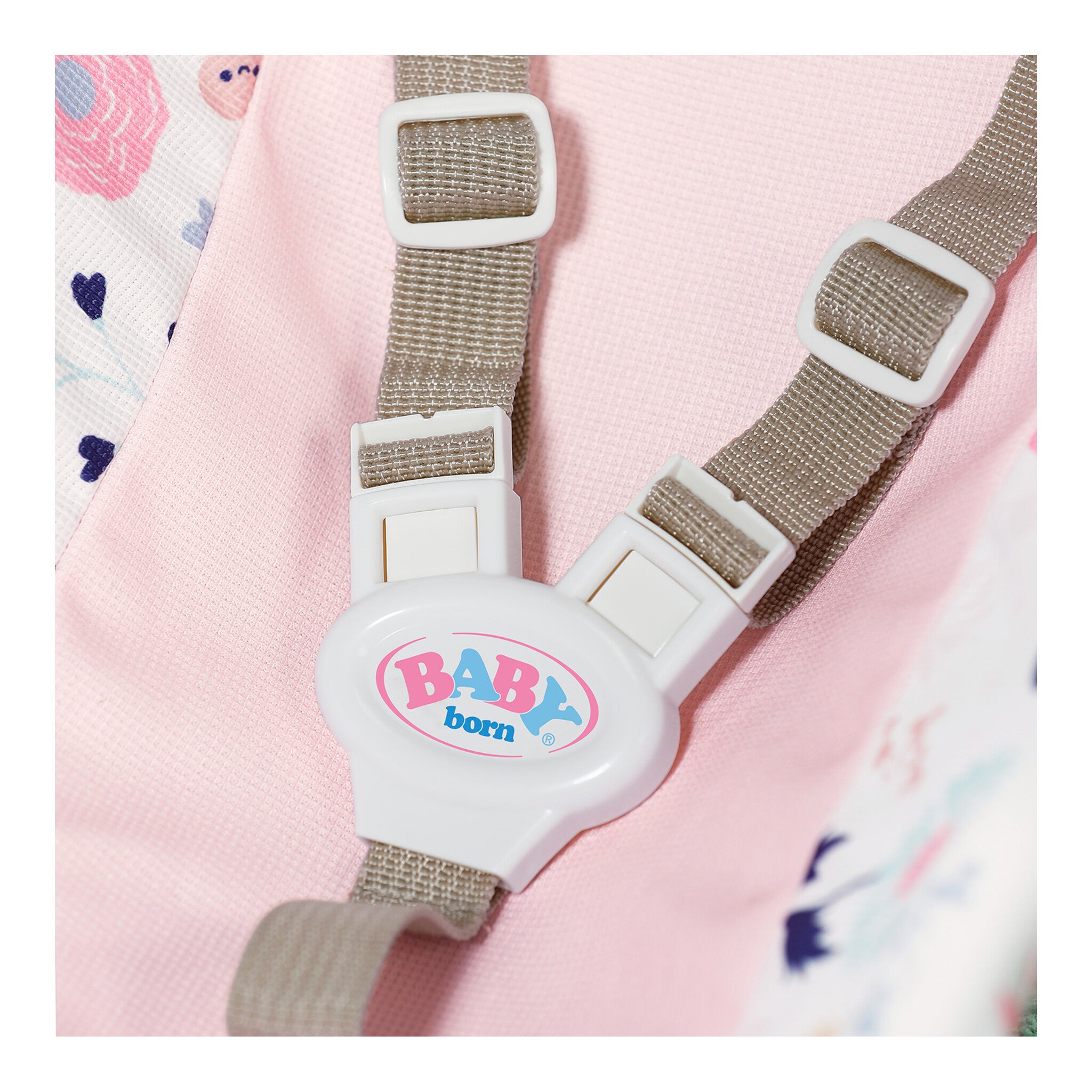 BABY born Comfort Seat Flower Doll Carrier, Seat and Rocker