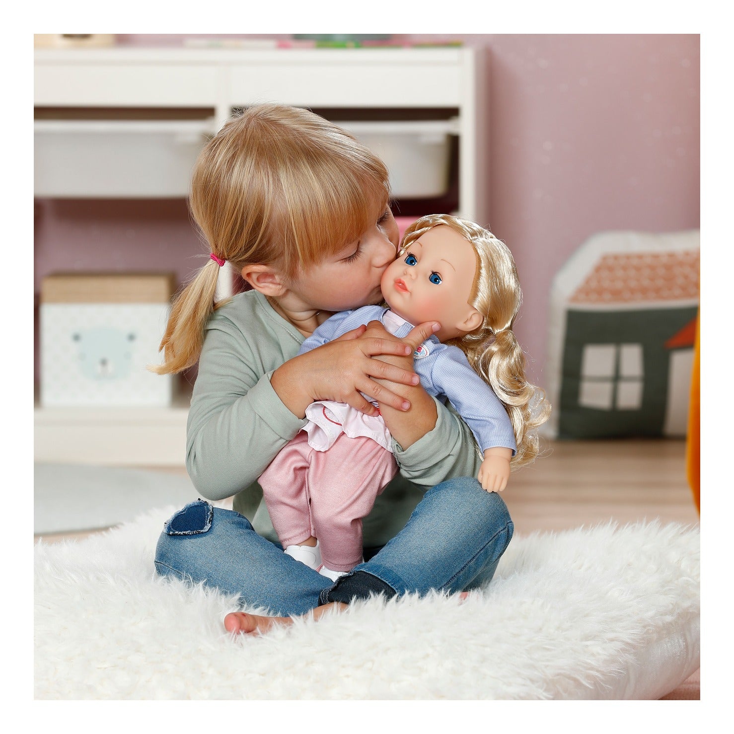 BABY born Sophia Rose 36cm Doll with Hair and Sleeping Eyes