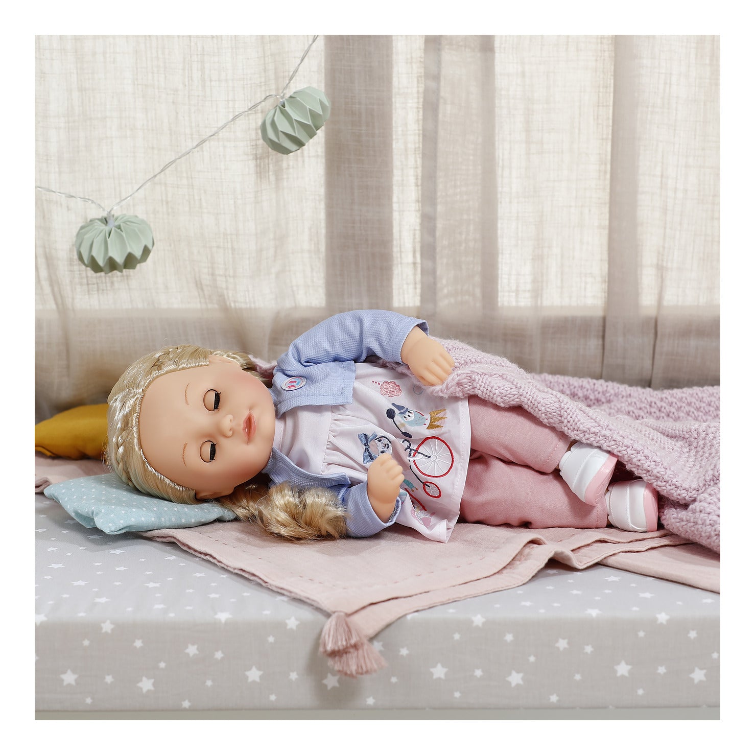 BABY born Sophia Rose 36cm Doll with Hair and Sleeping Eyes