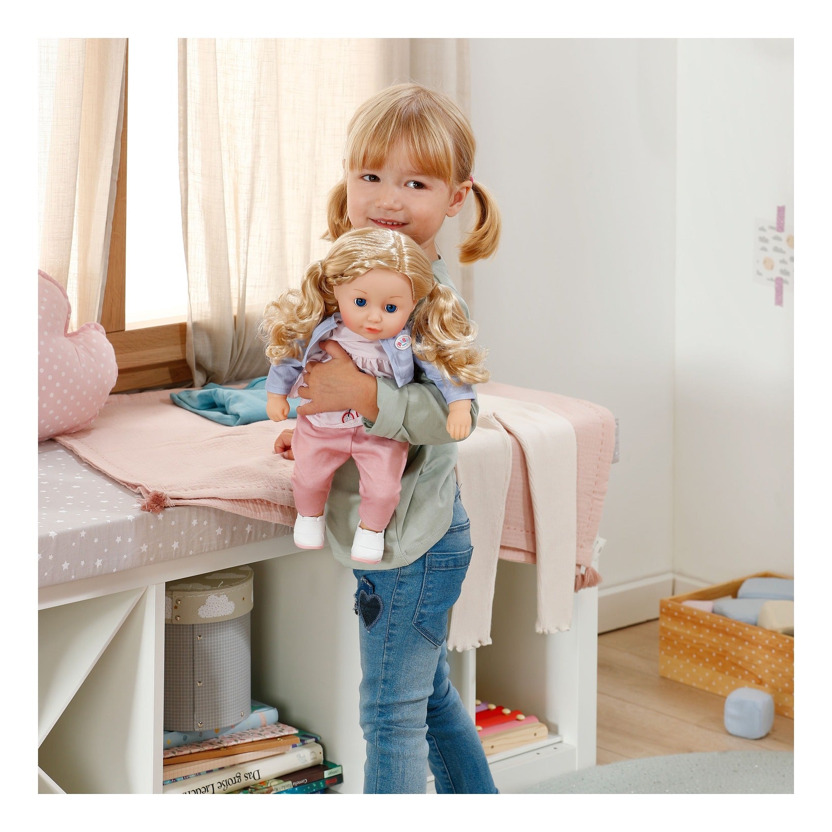 BABY born Sophia Rose 36cm Doll with Hair and Sleeping Eyes