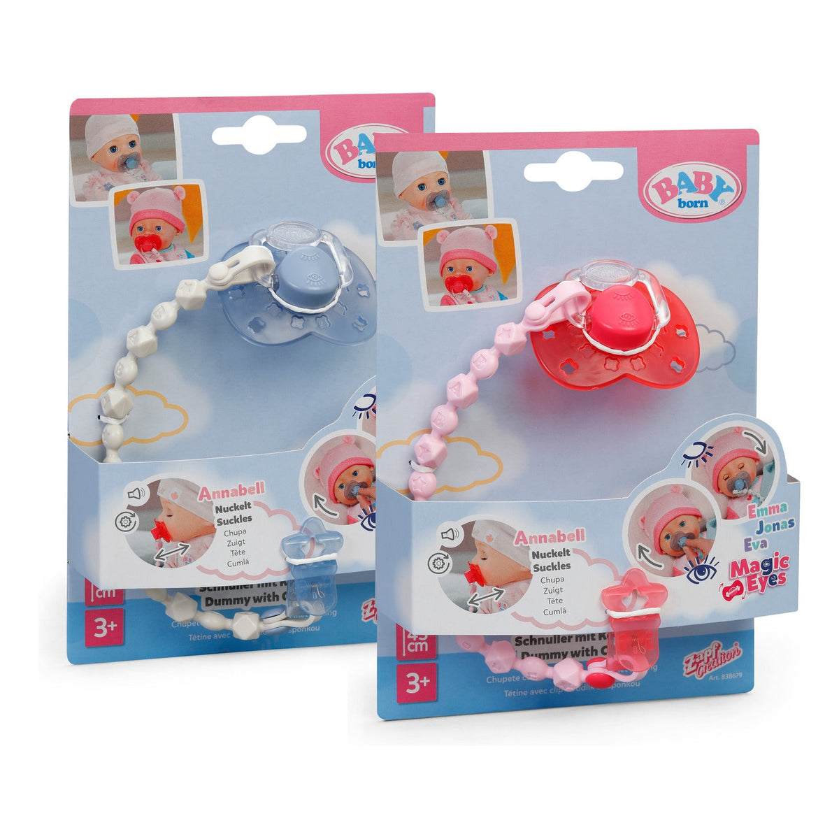 BABY born Magic Dummy with Clip for 43 cm Dolls – Assorted