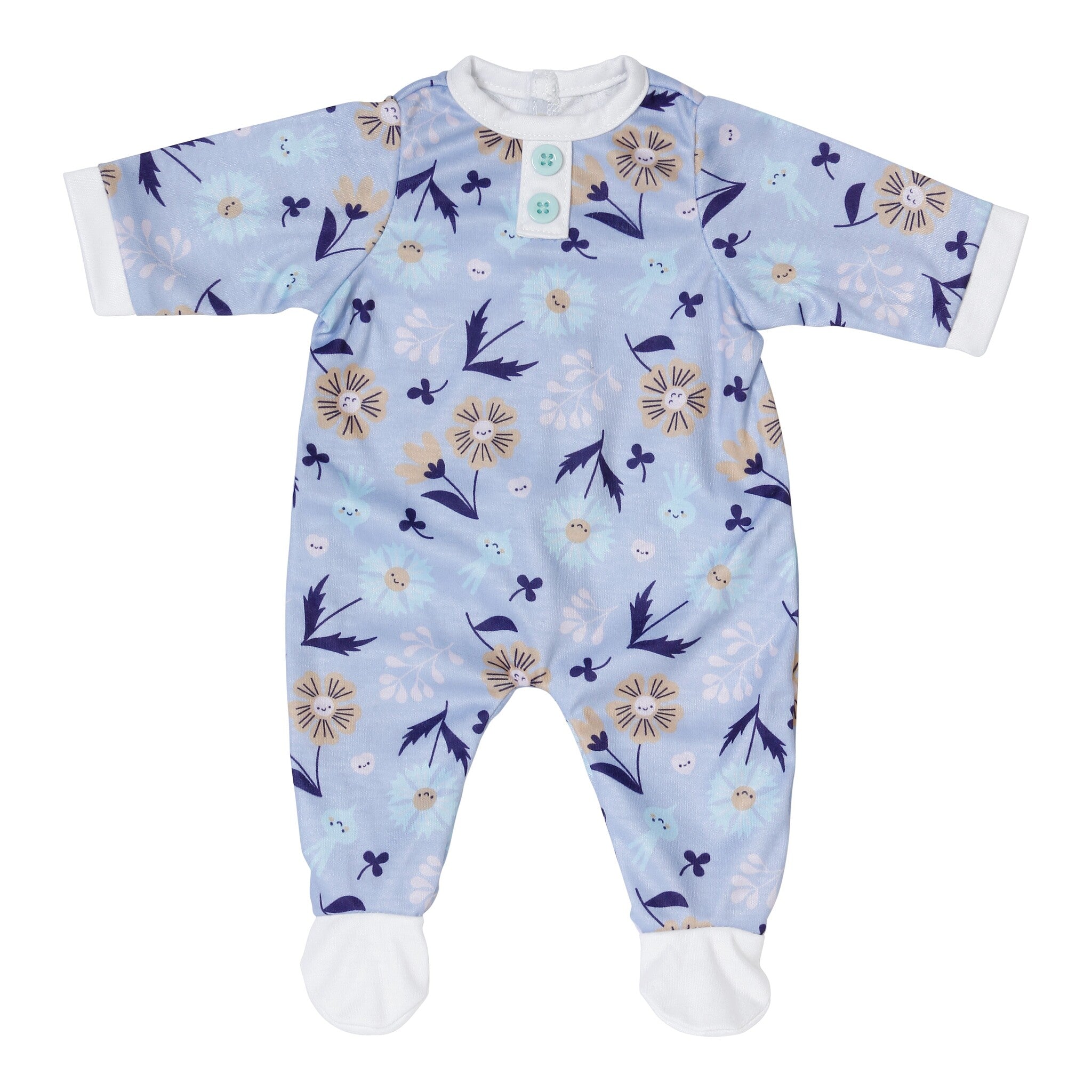 BABY born Blue Floral Romper Outfit for 43cm Dolls
