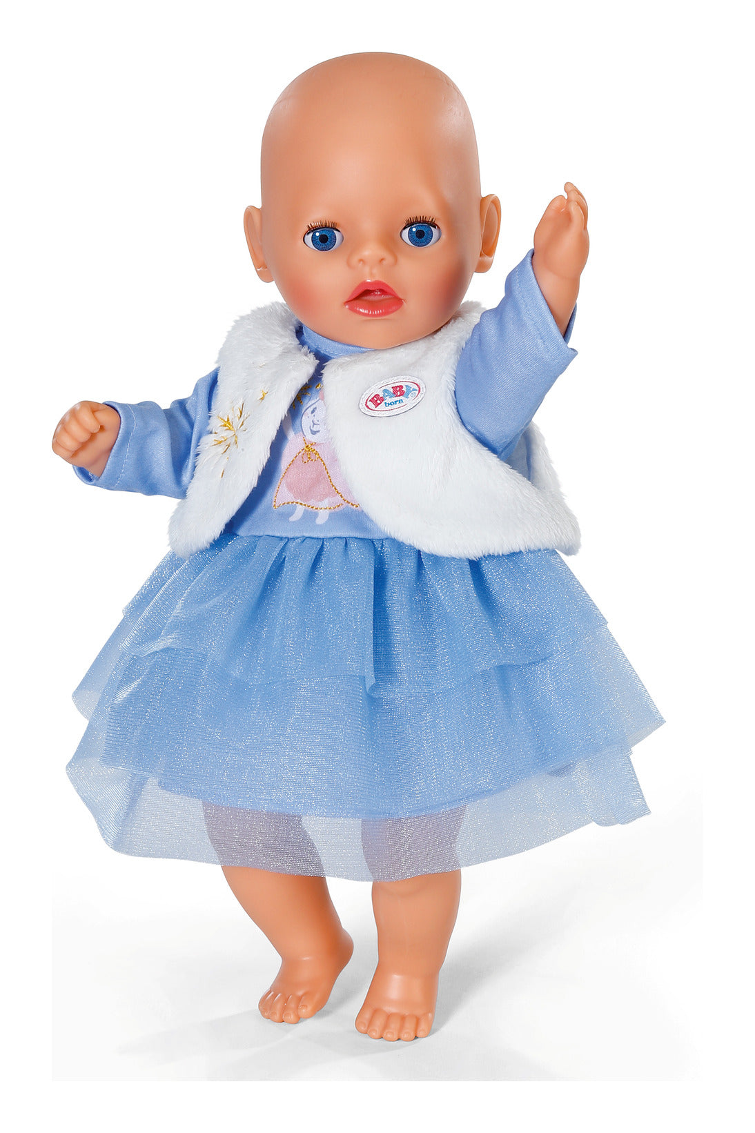 BABY born Winter Dress Outfit with Plush Vest for 36cm Dolls