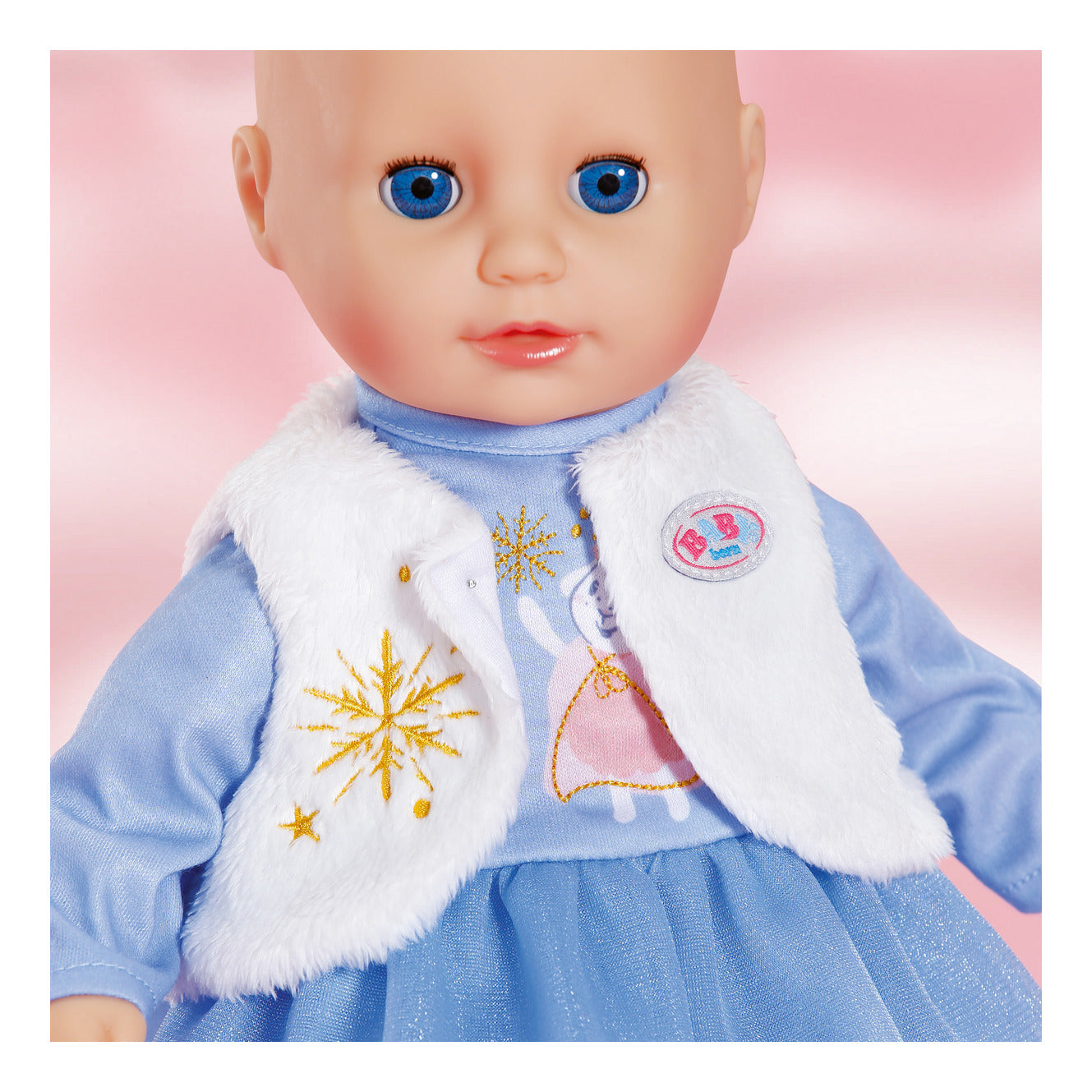 BABY born Winter Dress Outfit with Plush Vest for 36cm Dolls