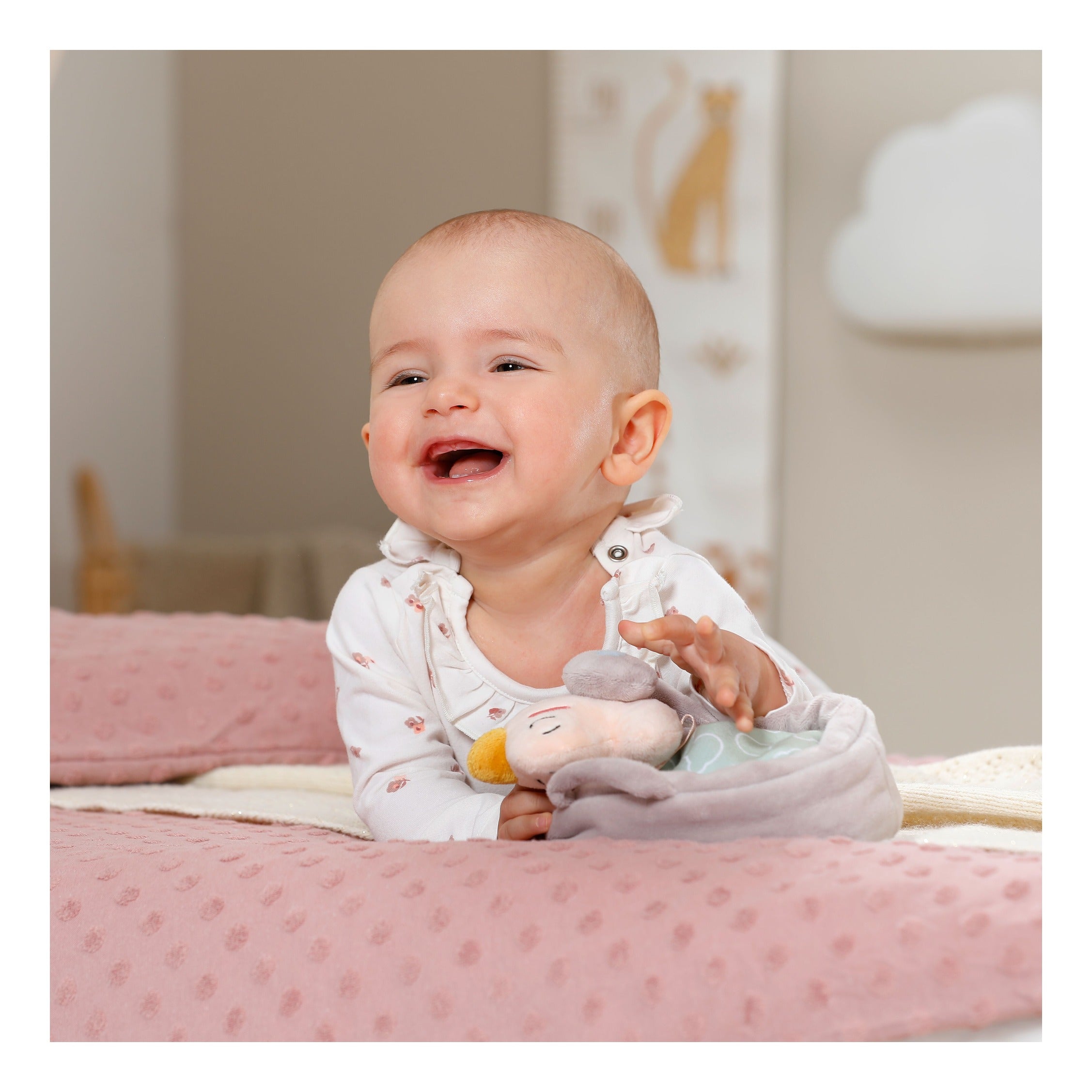 BABY born for babies Musical Berta Plush Music Box in Basket