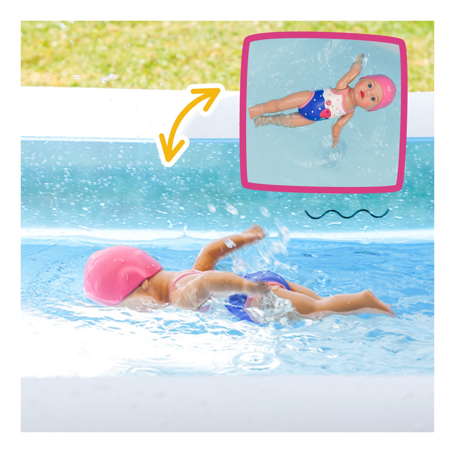 BABY born Swimming Lizzie Doll 30cm