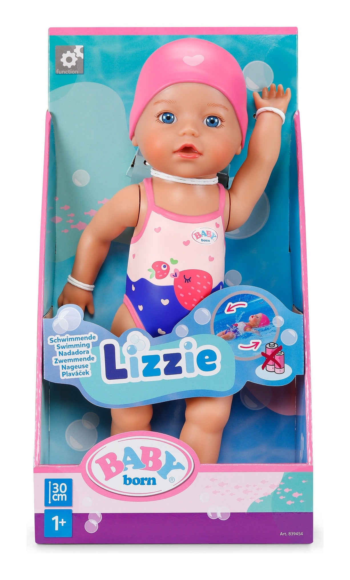 BABY born Swimming Lizzie Doll 30cm