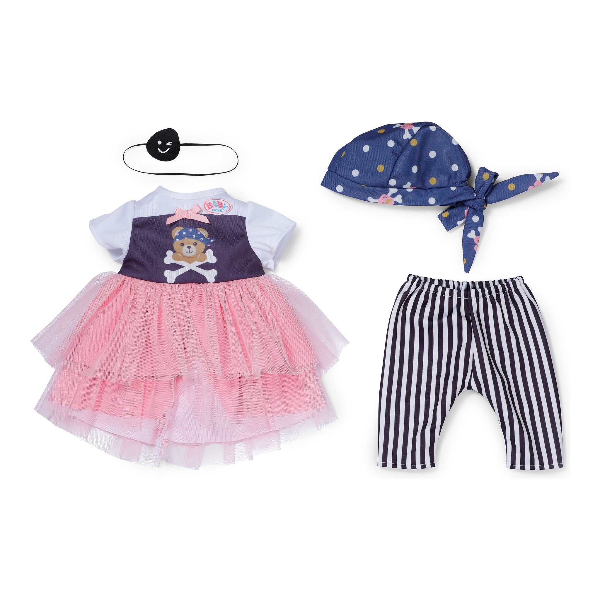 BABY born Pirate Girl Outfit for 43cm Dolls