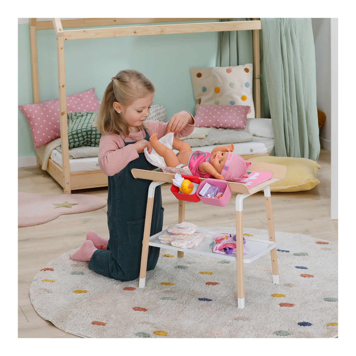 BABY born Scandi-Style Doll Changing Table