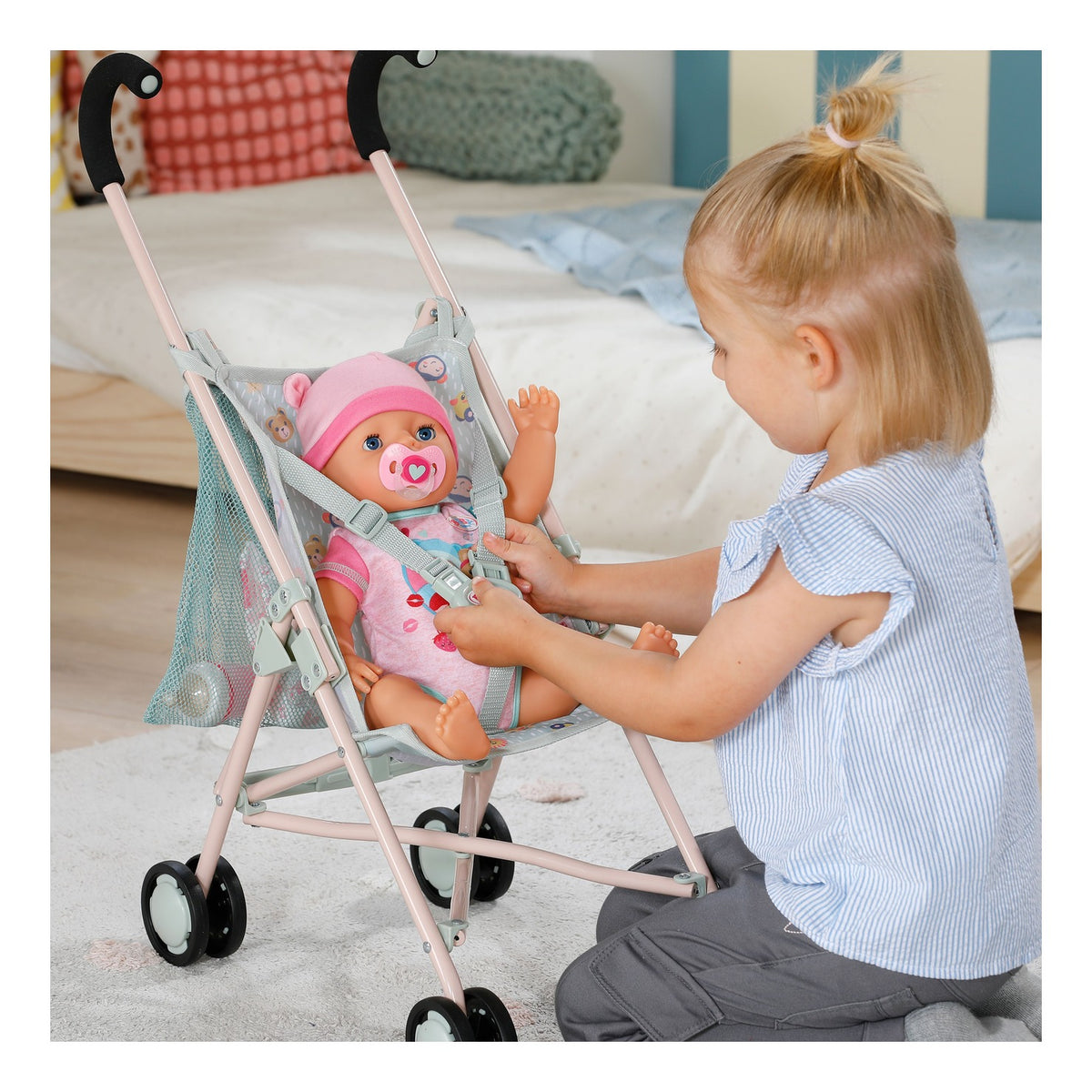 BABY born Jungle Doll Stroller with Bag
