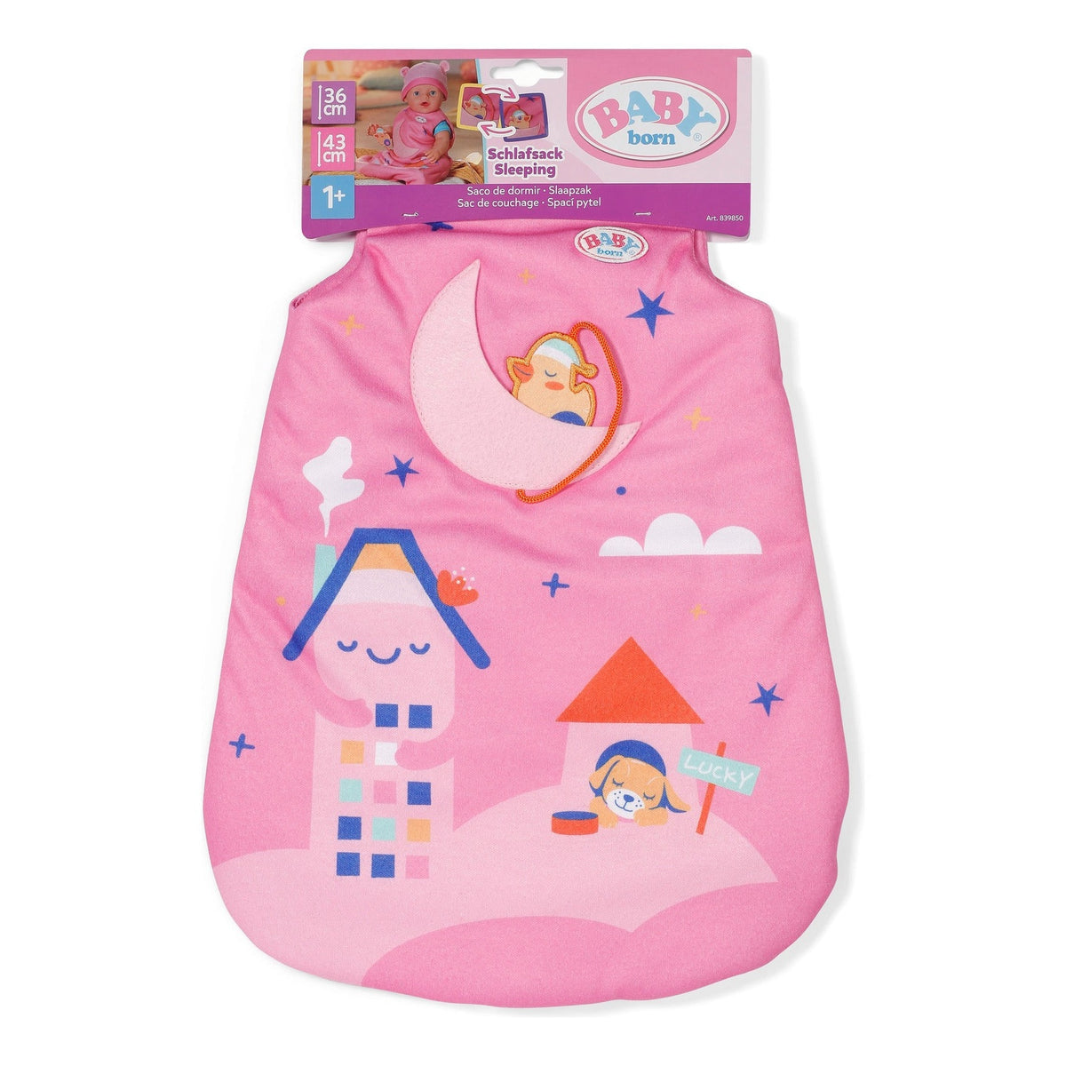 BABY born Moon Sleeping Bag for 36–43cm Dolls