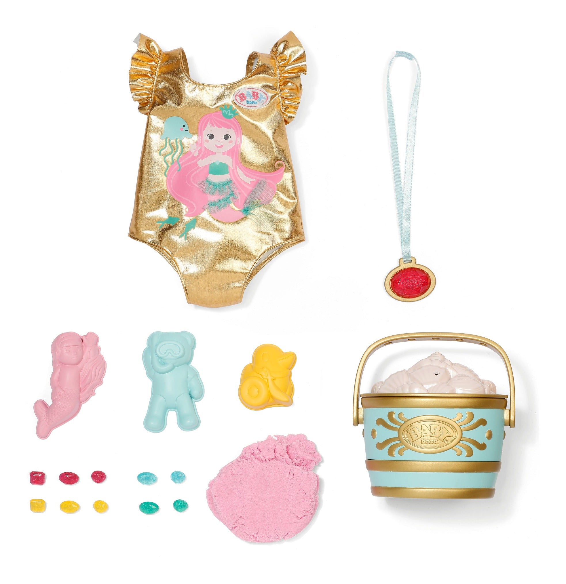 BABY born Beach Surprise Doll Play Set 43cm