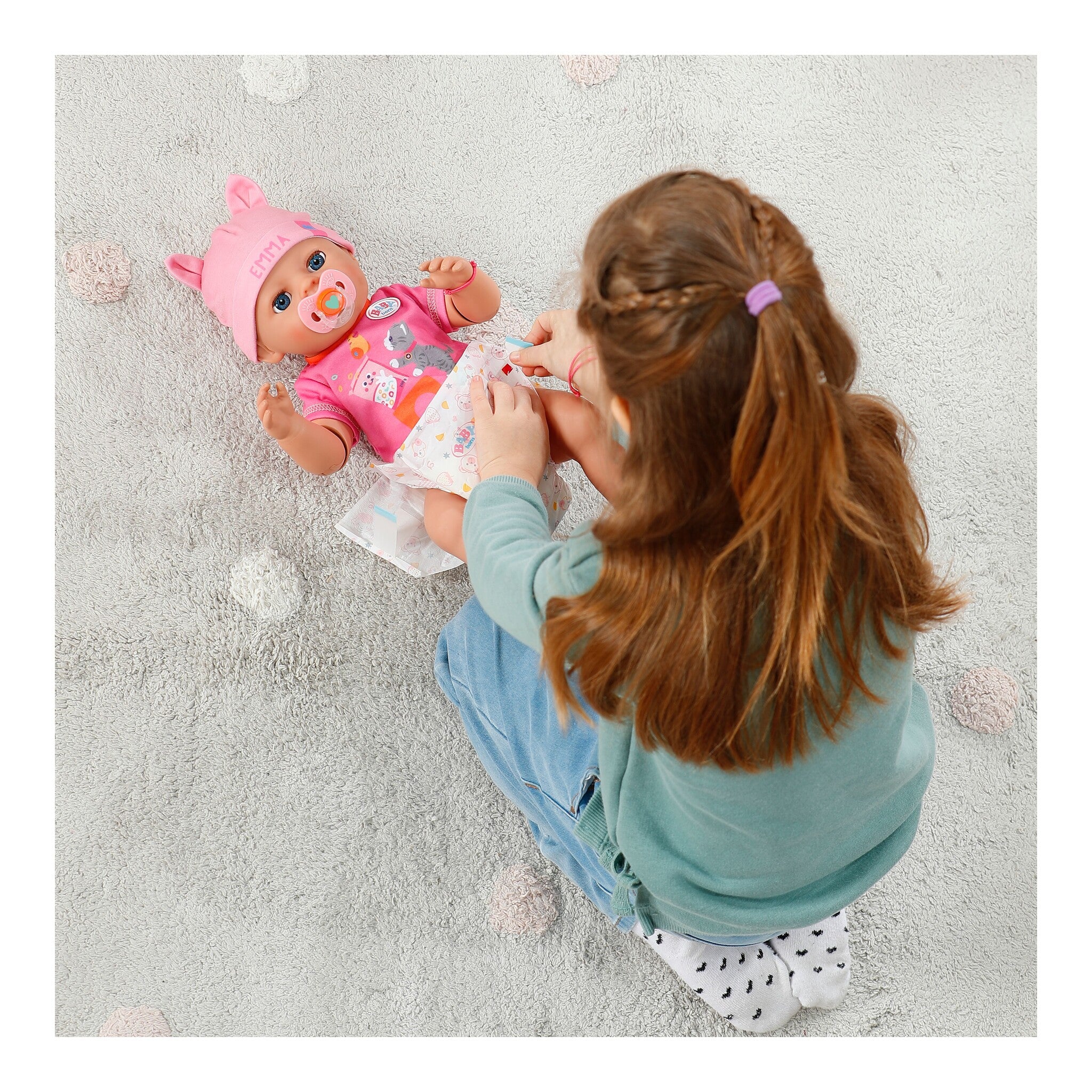 BABY born Emma Click & Play 43cm Interactive Baby Doll