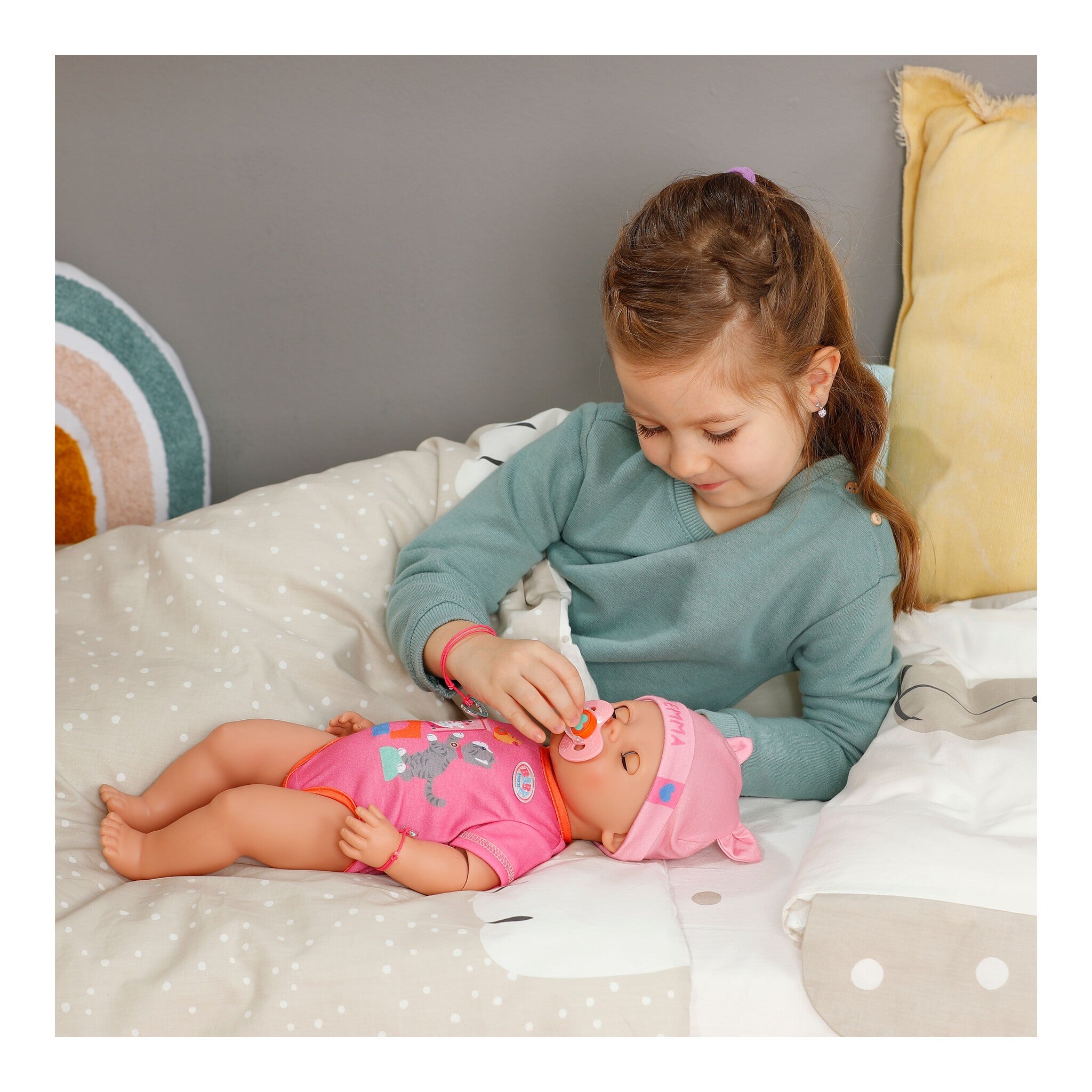 BABY born Emma Click & Play 43cm Interactive Baby Doll