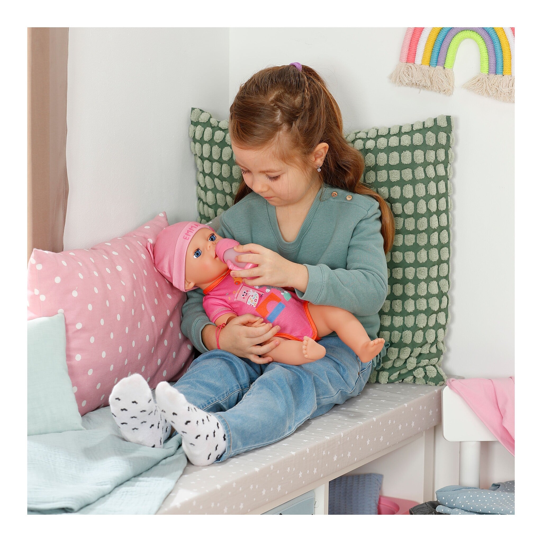 BABY born Emma Click & Play 43cm Interactive Baby Doll