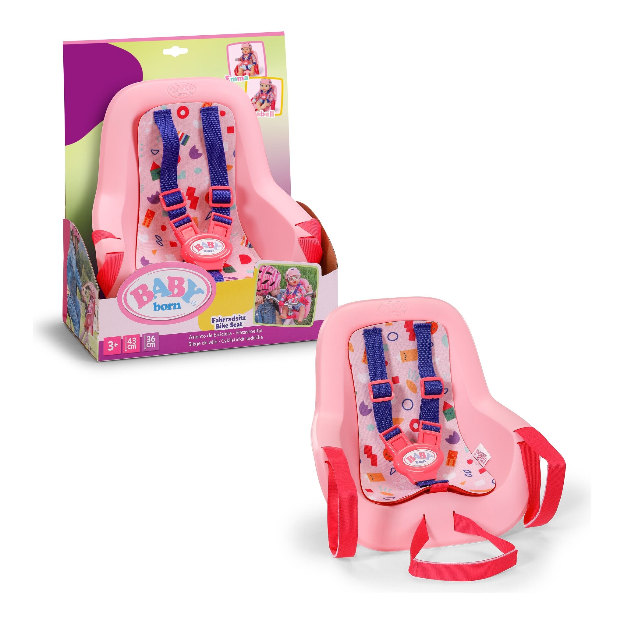 BABY born Bike Seat for 36–43cm Dolls