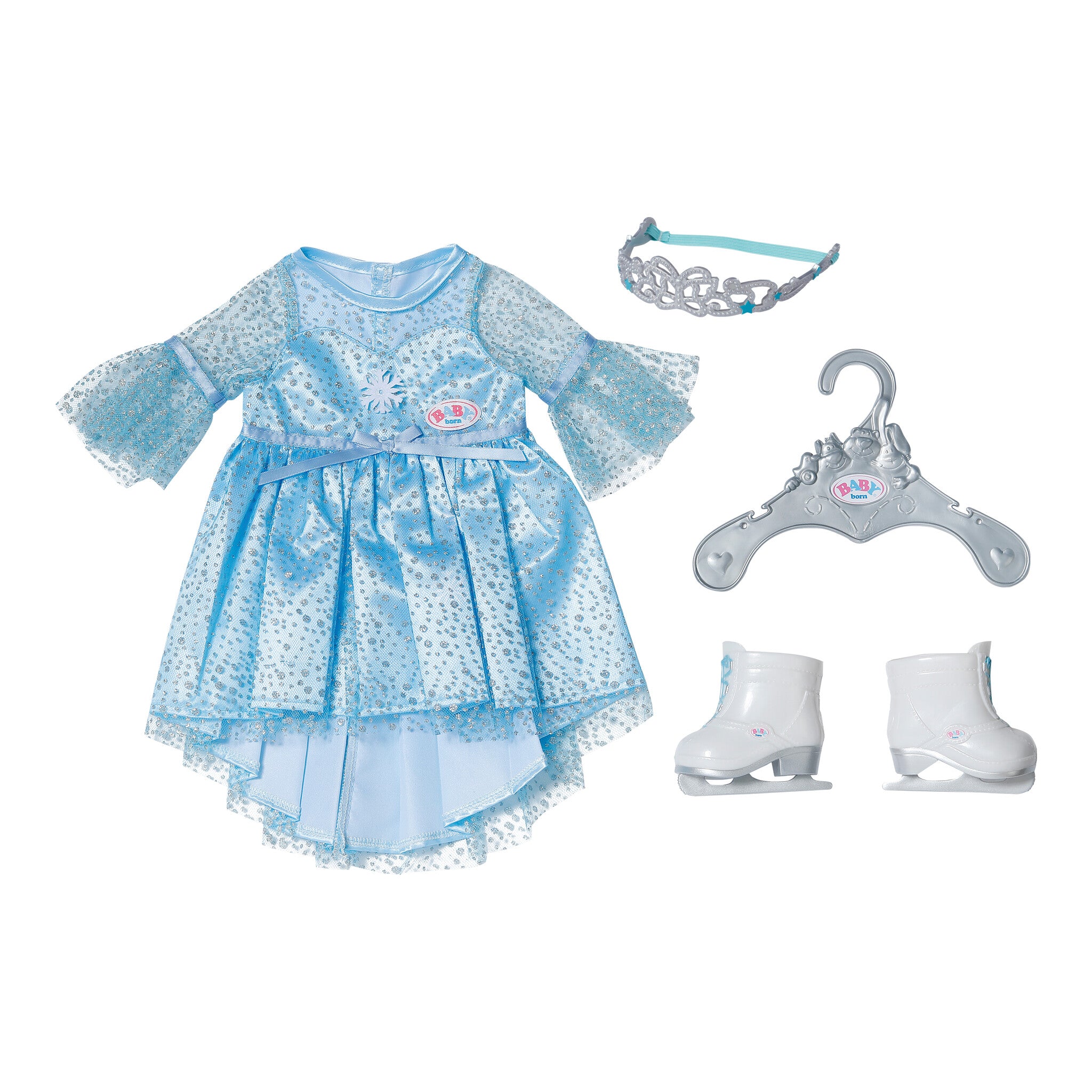 BABY born Princess On Ice Outfit Set for 43cm Dolls