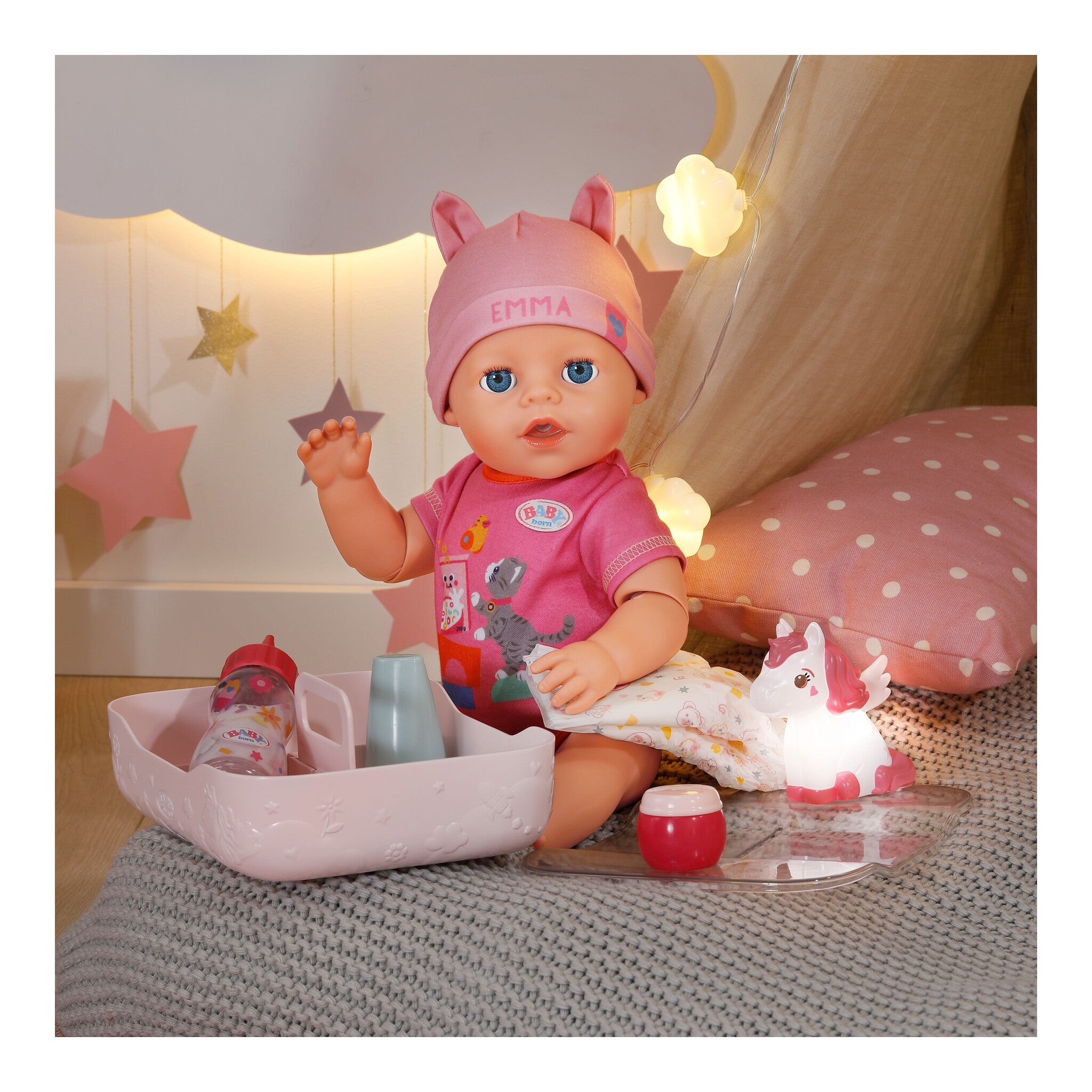 BABY born Unicorn Bedtime Essentials Doll Accessory Set