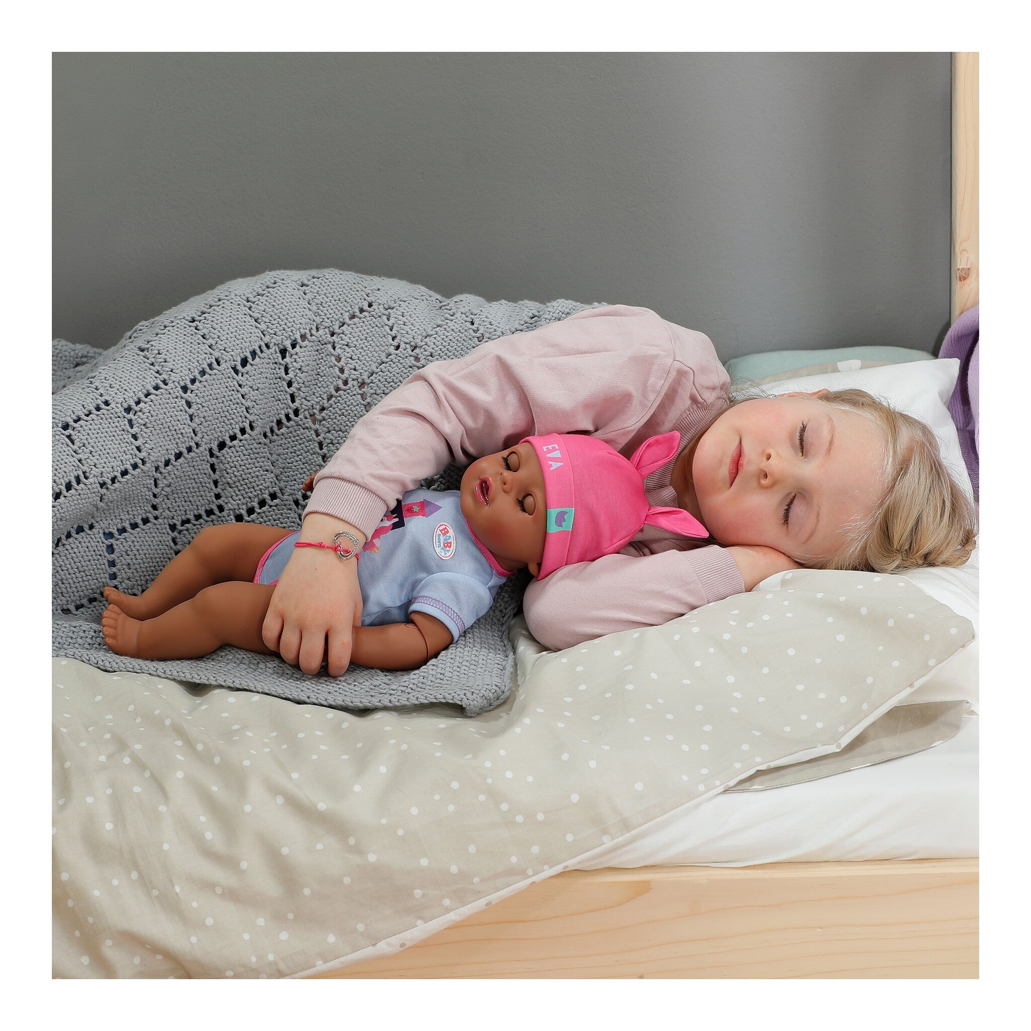 BABY born Eva Click & Play Interactive Baby Doll 43cm