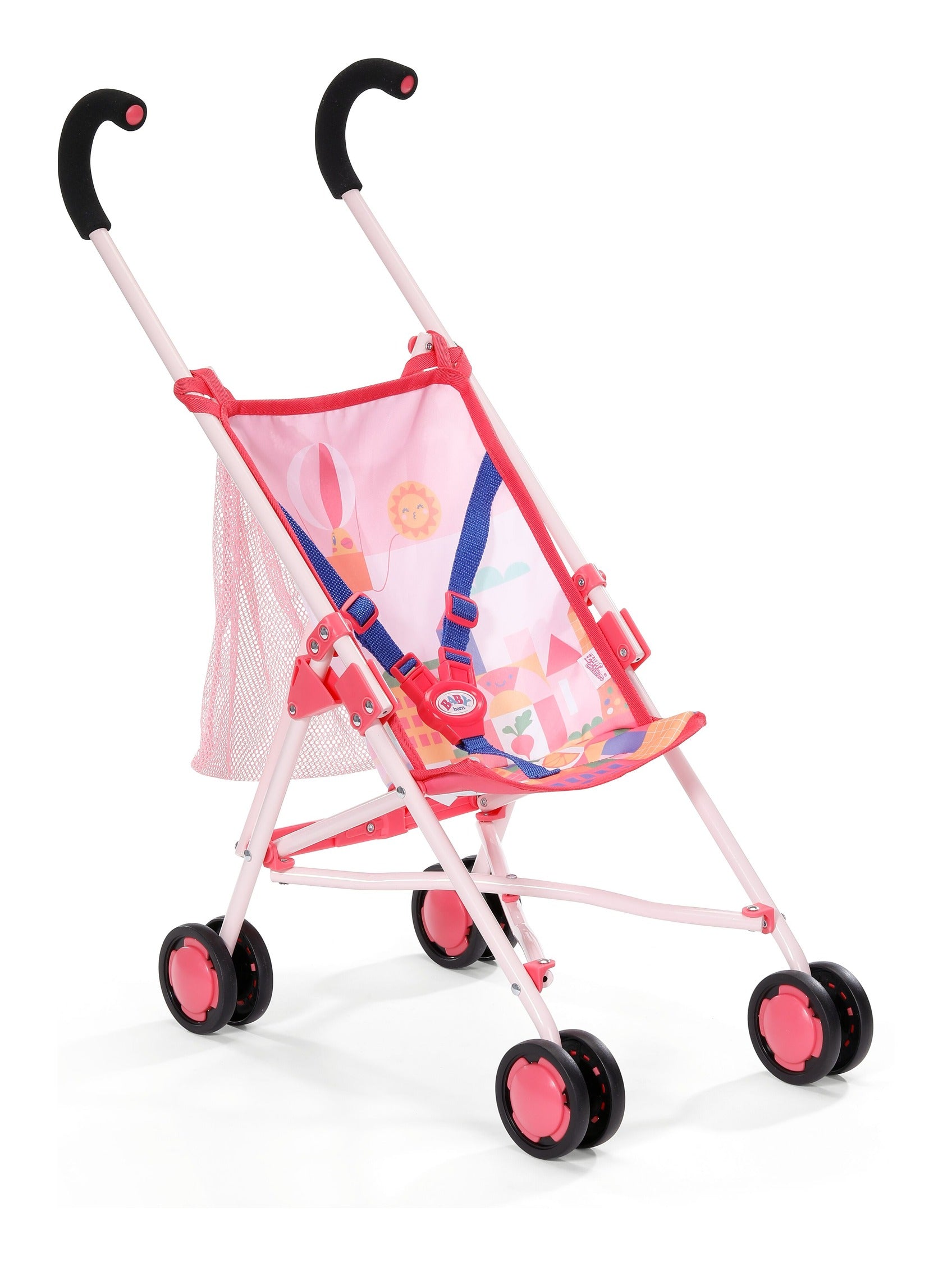 BABY born Pink Doll Stroller with Bag