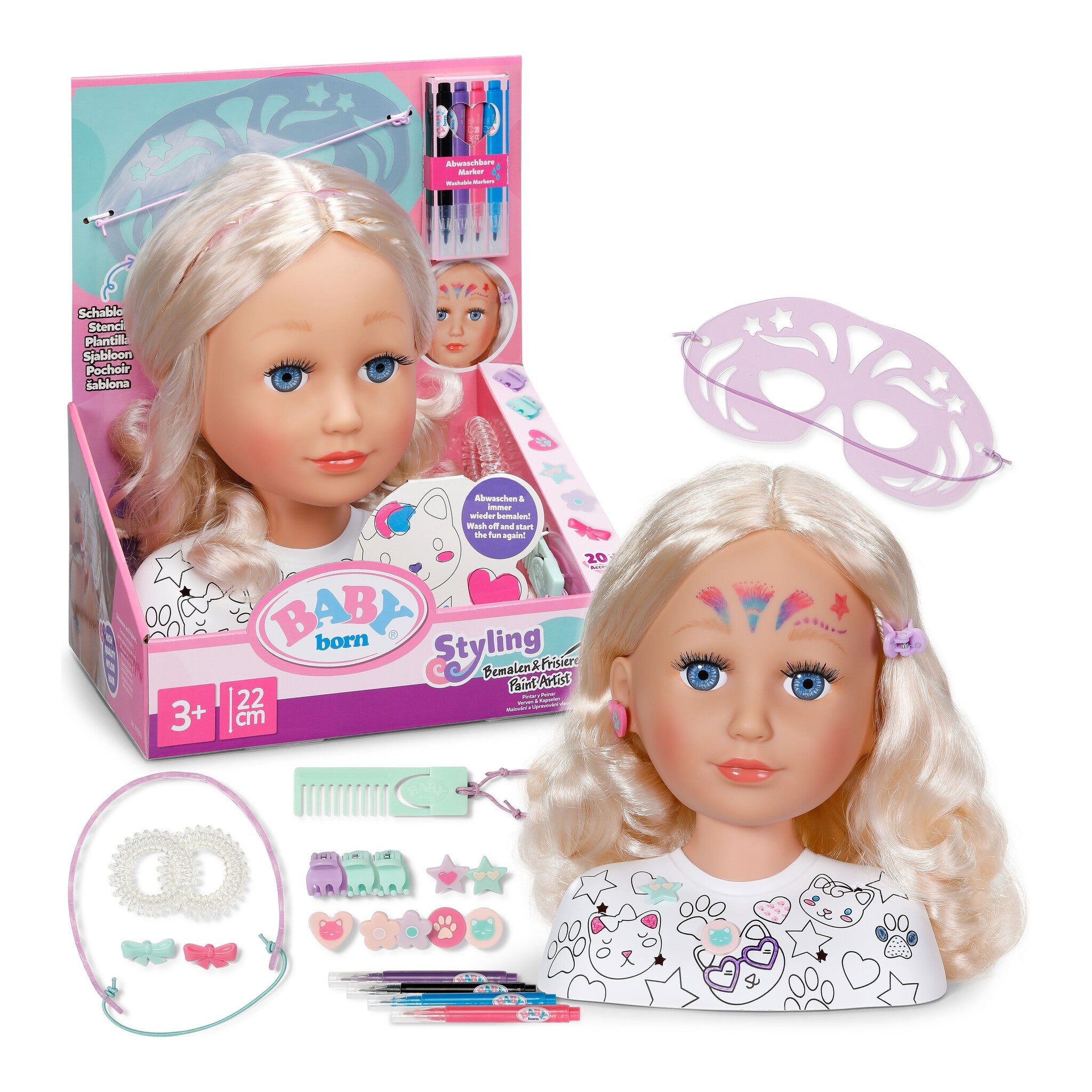 BABY born Styling Head Paint Artist