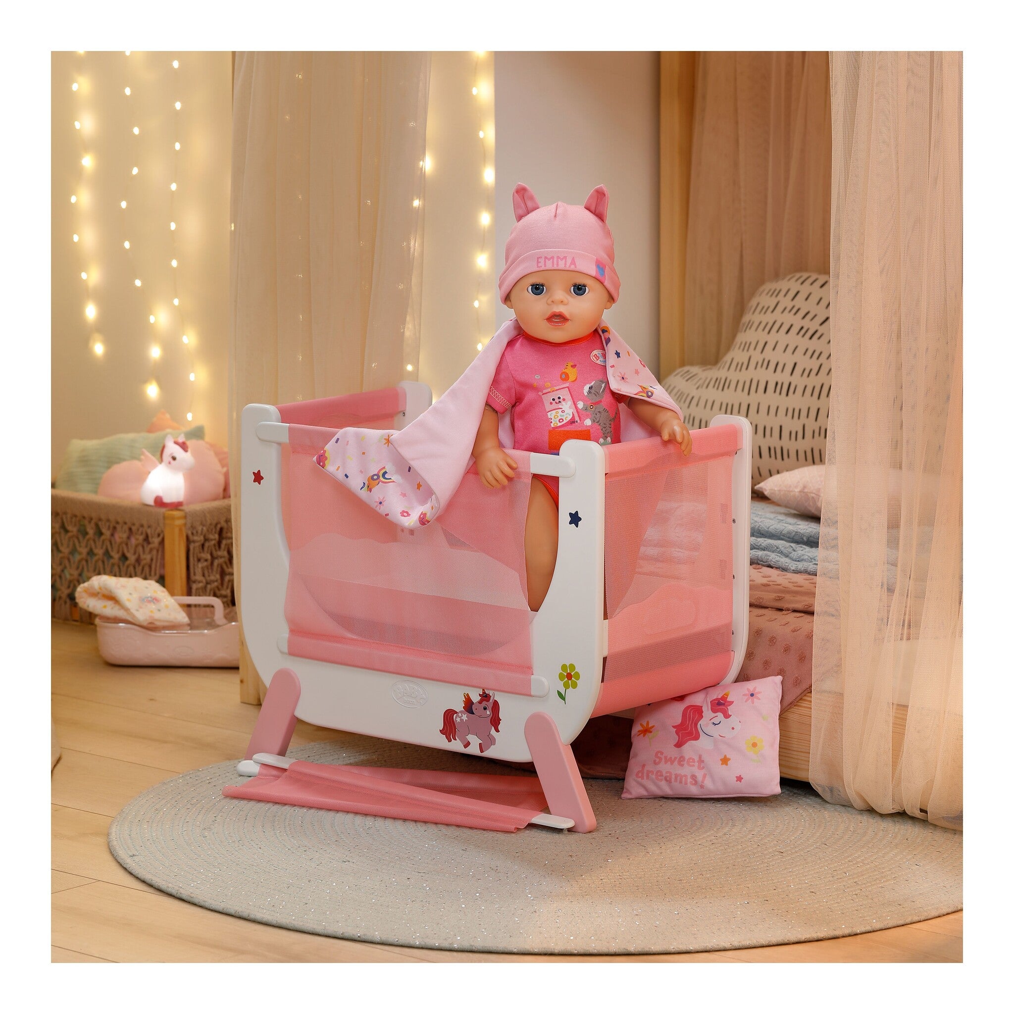 BABY born Unicorn Bed for 36–43cm Dolls