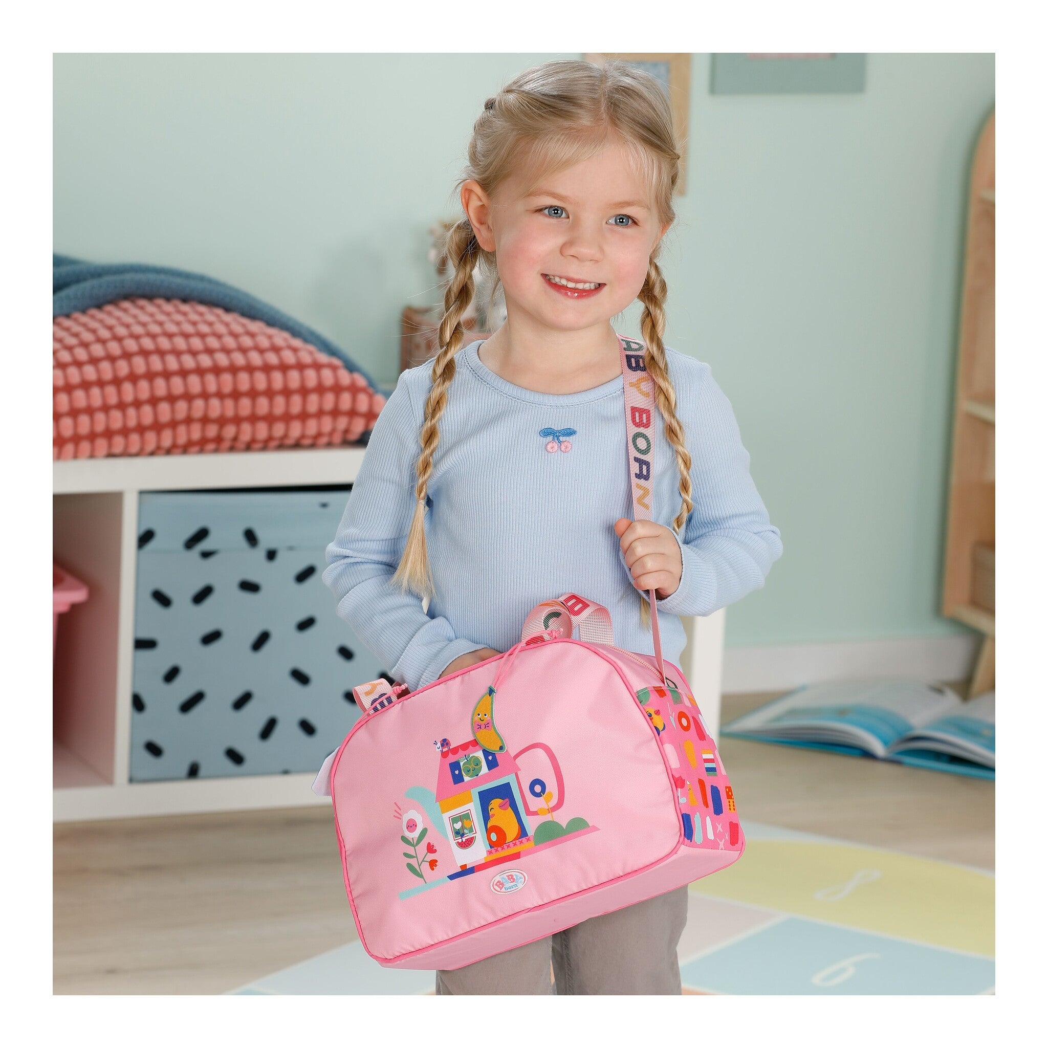 BABY born Changing Bag with Changing Mat, Nappy & Bottle