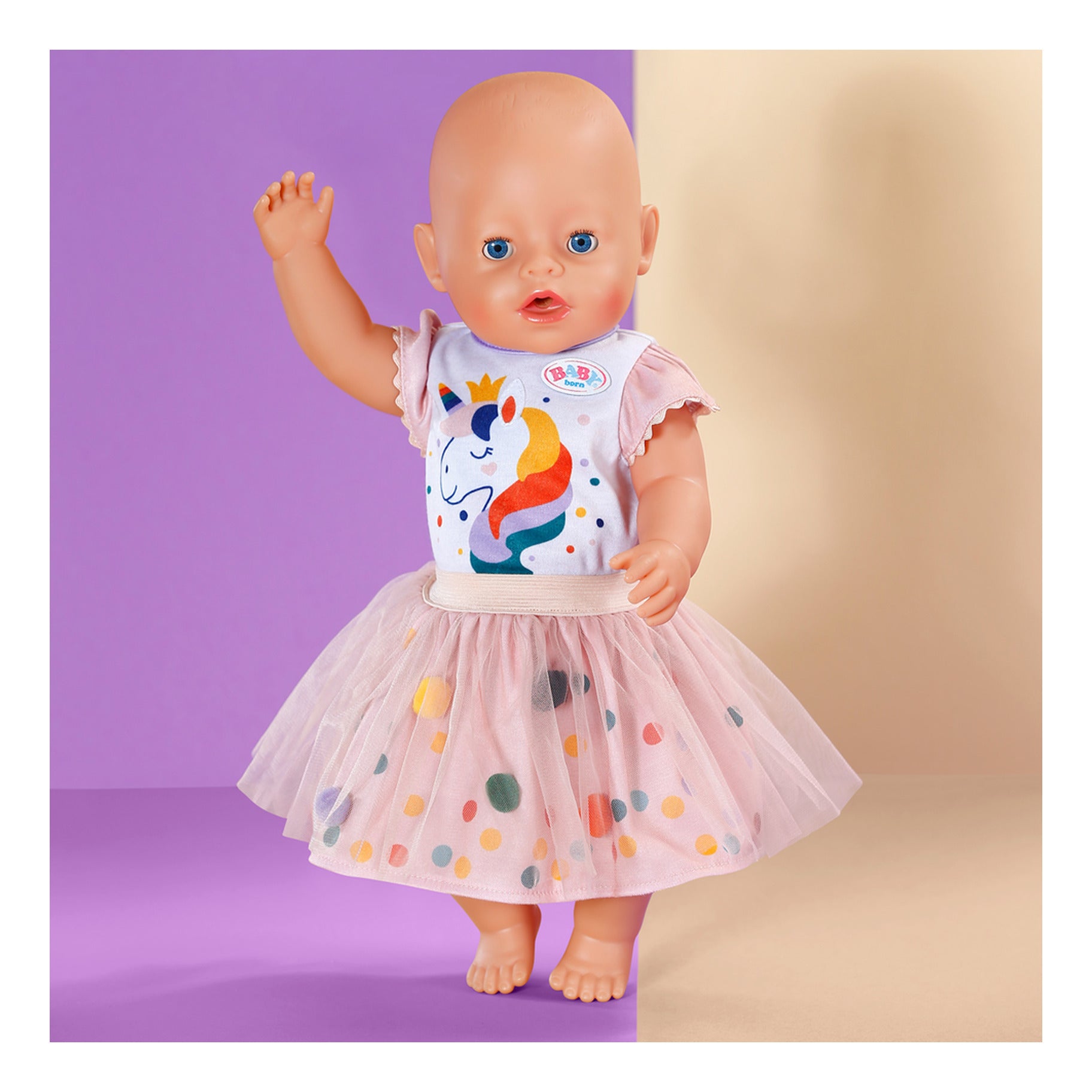 BABY born Unicorn Tutu Dress Outfit for 43cm Dolls