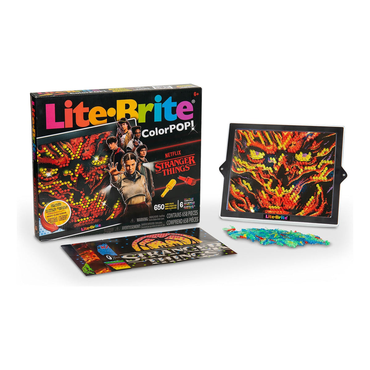 Lite-Brite ColorPOP! Stranger Things Light-Up Art Set