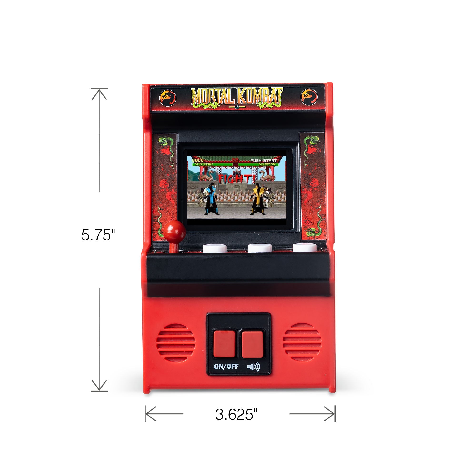 Basic Fun Arcade Classics Mortal Kombat Mini Handheld Arcade Game