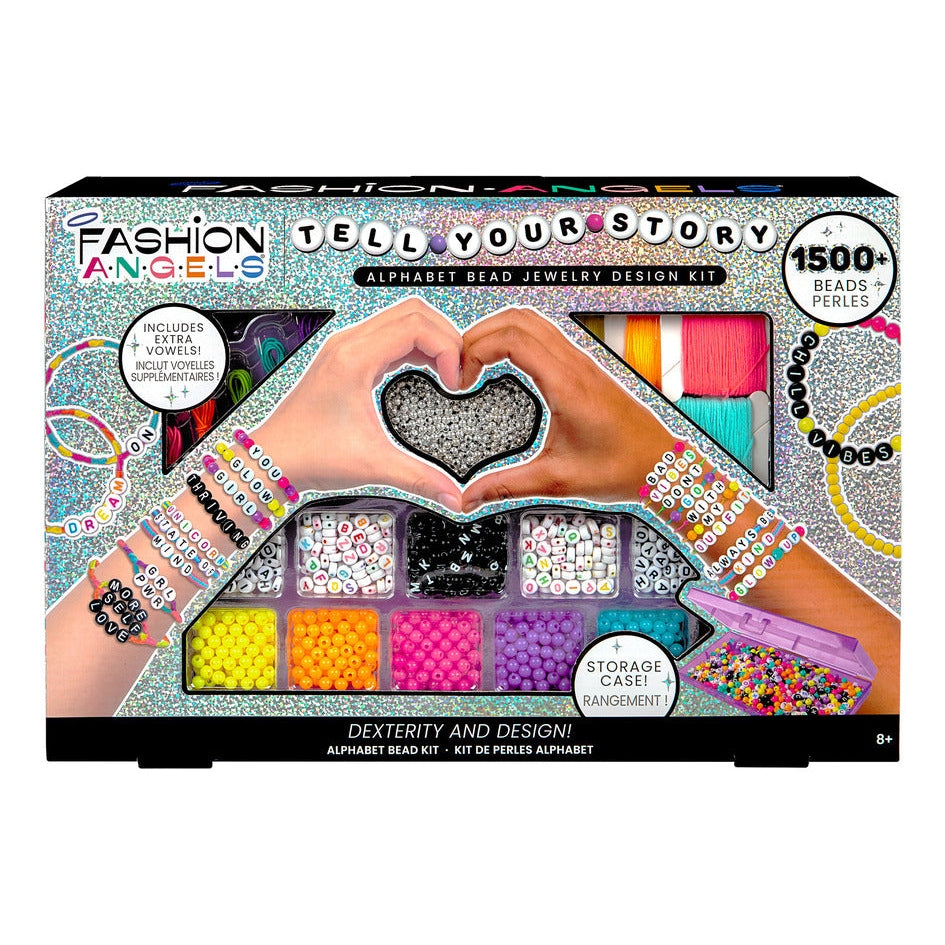 Fashion Angels Tell Your Story 1500+ Alphabet Bead Jewellery Kit