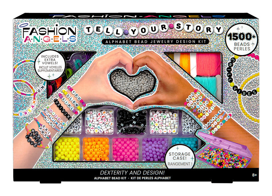 Fashion Angels Tell Your Story 1500+ Alphabet Bead Jewellery Kit