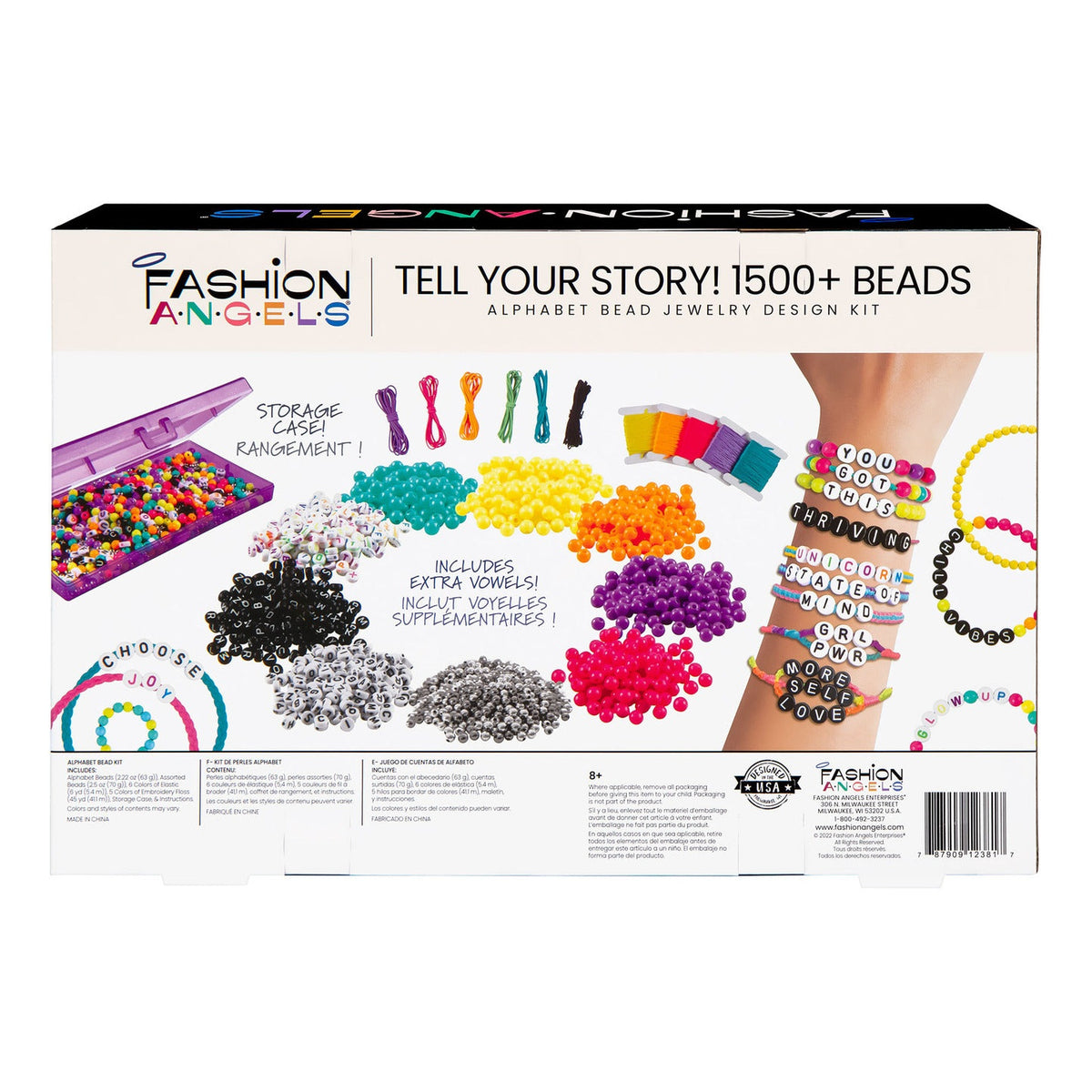 Fashion Angels Tell Your Story 1500+ Alphabet Bead Jewellery Kit