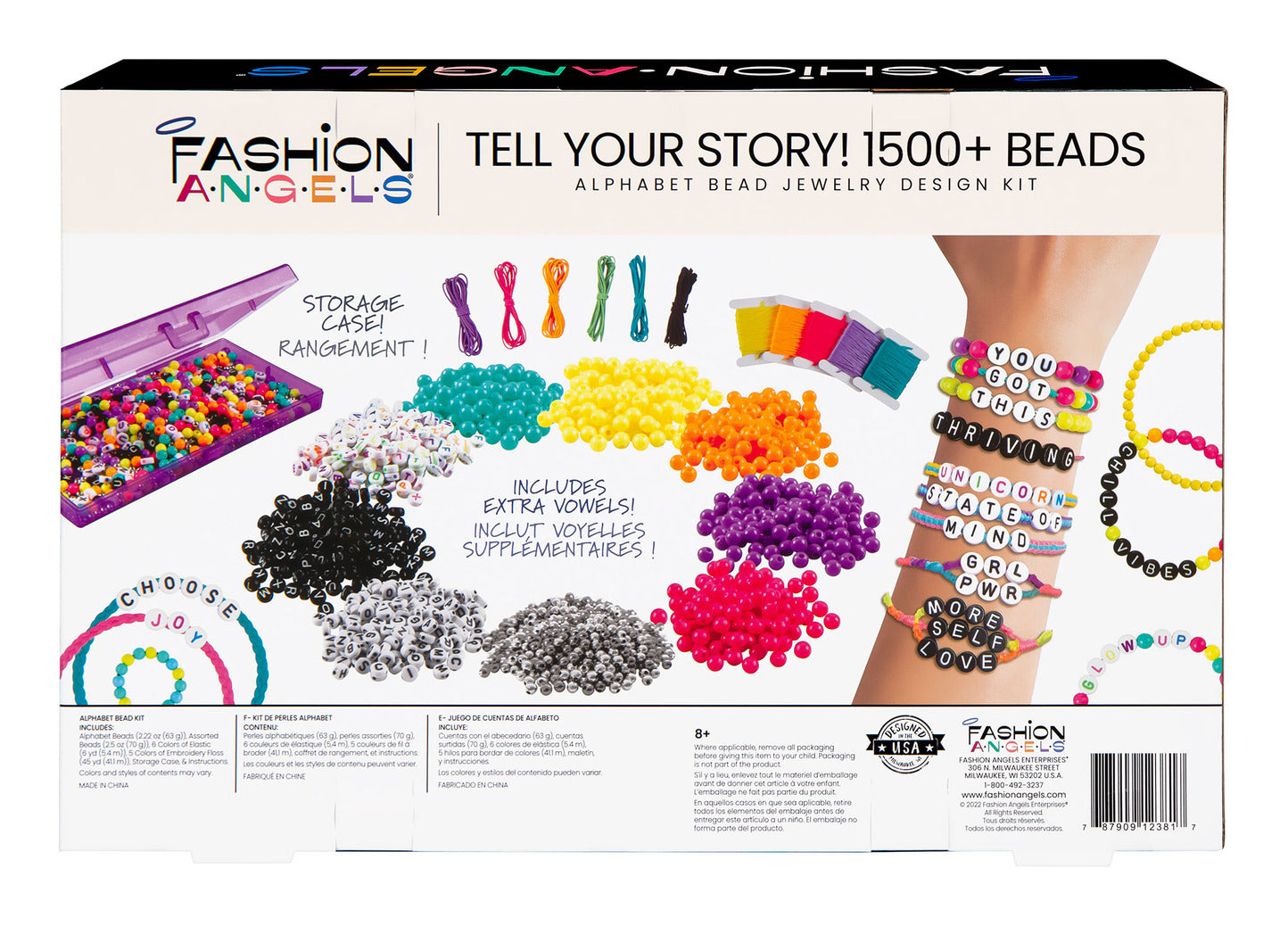 Fashion Angels Tell Your Story 1500+ Alphabet Bead Jewellery Kit