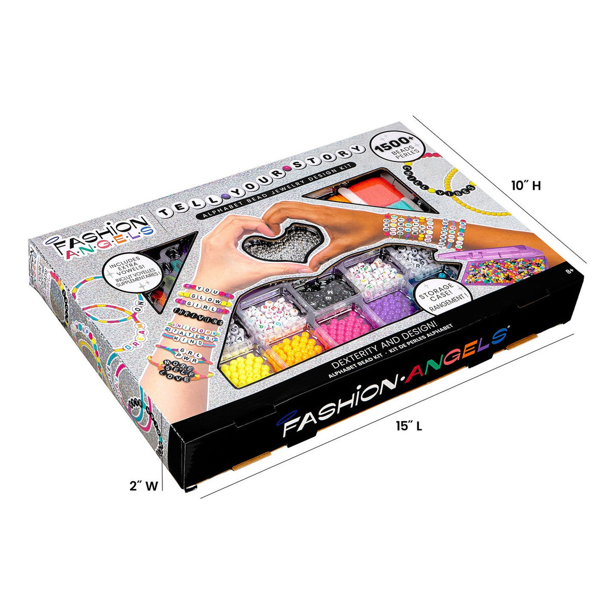 Fashion Angels Tell Your Story 1500+ Alphabet Bead Jewellery Kit