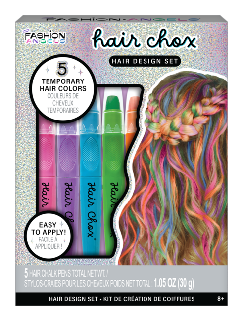Fashion Angels Hair Chox Temporary Hair Chalk 5 Pack