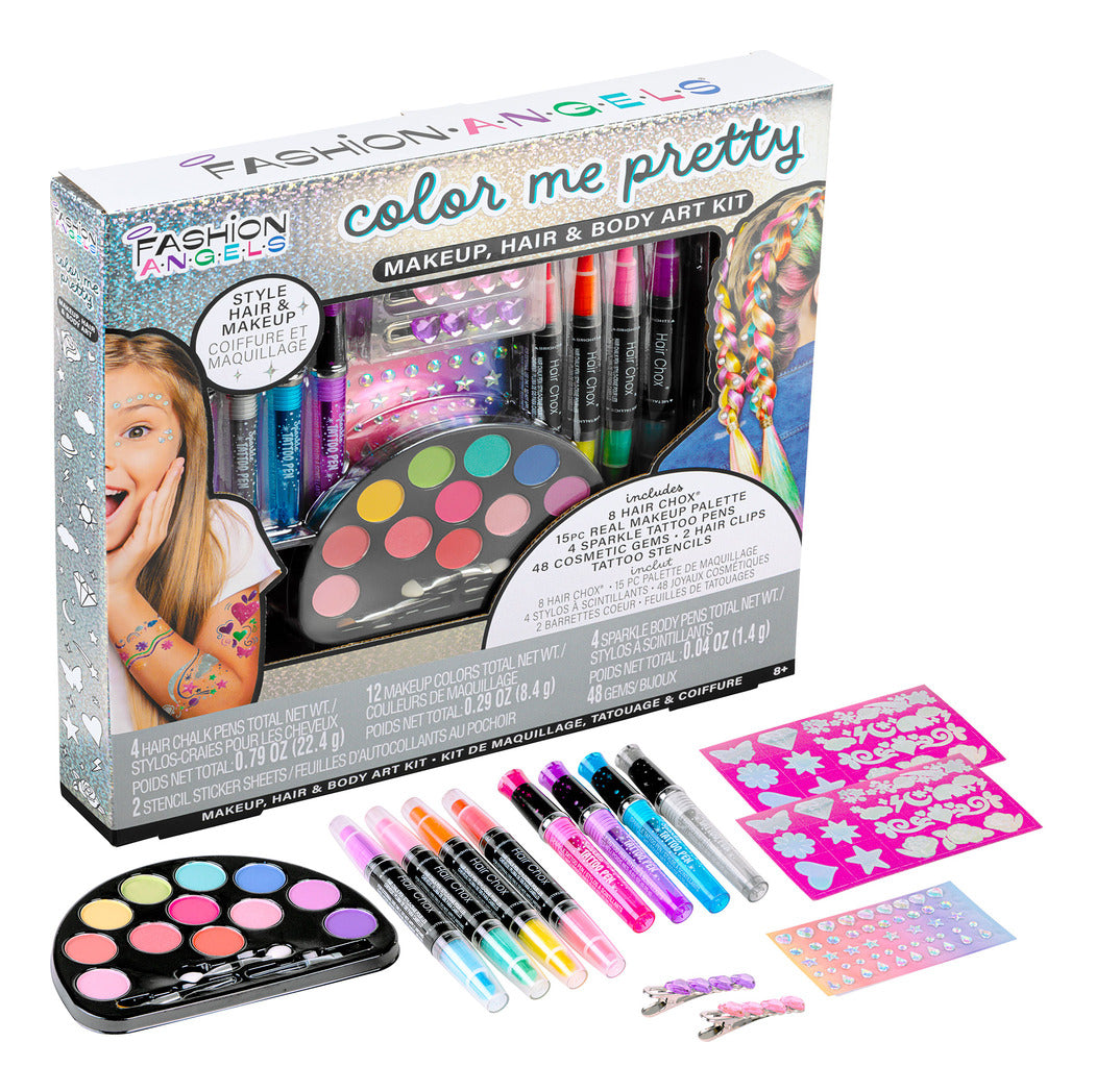 Fashion Angels Colour Me Pretty Makeup, Hair & Body Art Kit