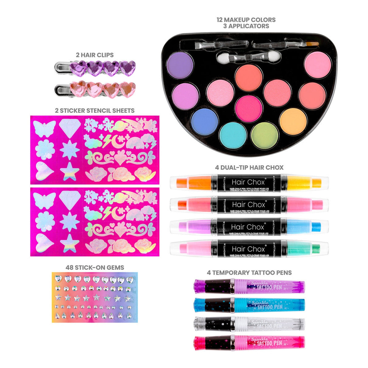 Fashion Angels Colour Me Pretty Makeup, Hair & Body Art Kit