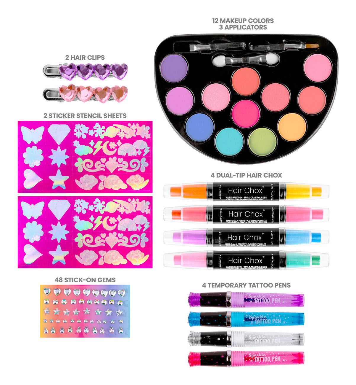 Fashion Angels Colour Me Pretty Makeup, Hair & Body Art Kit