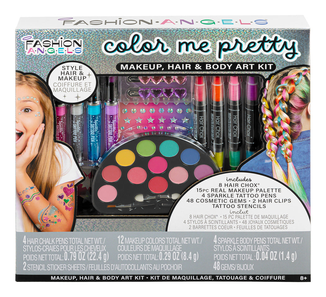 Fashion Angels Colour Me Pretty Makeup, Hair & Body Art Kit