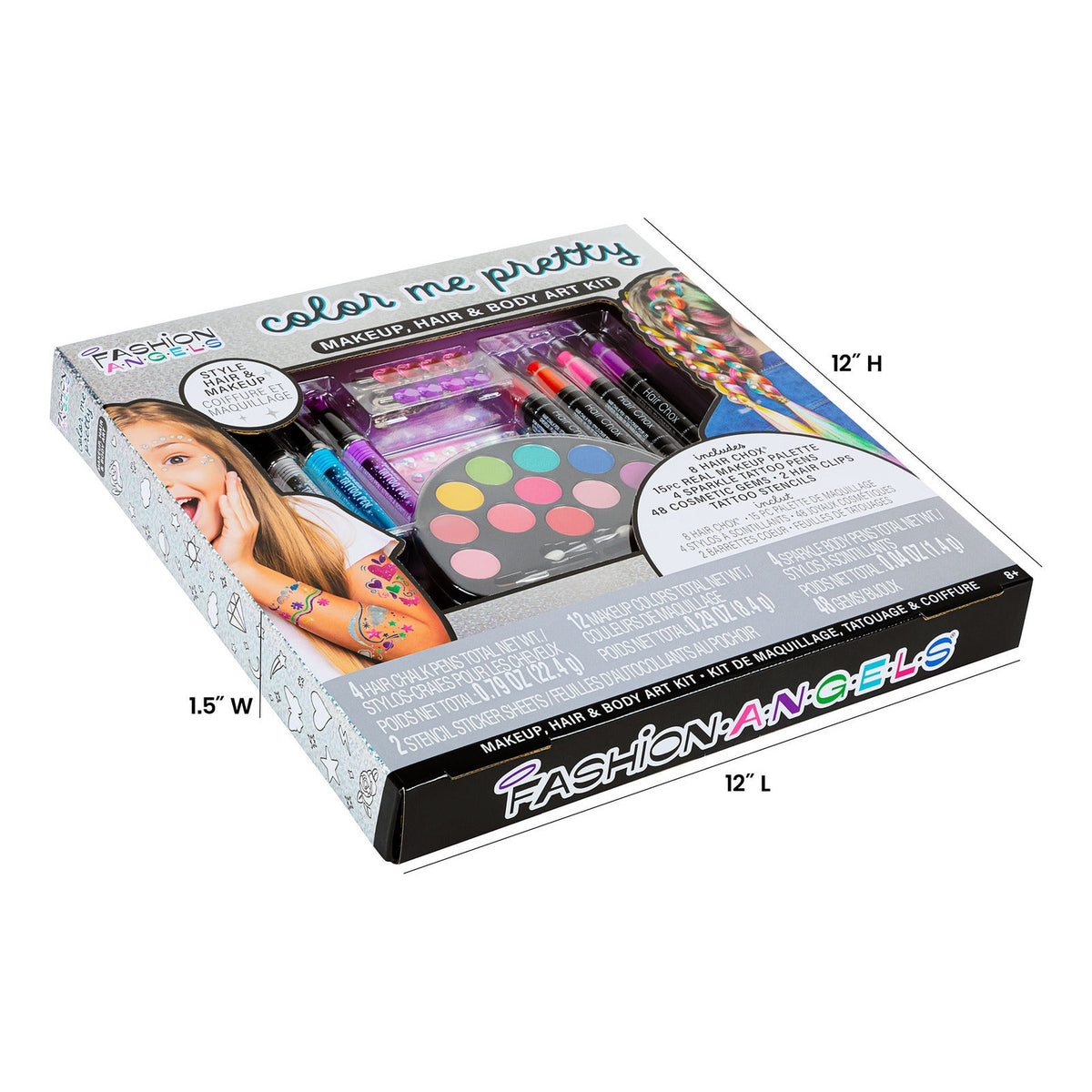 Fashion Angels Colour Me Pretty Makeup, Hair & Body Art Kit