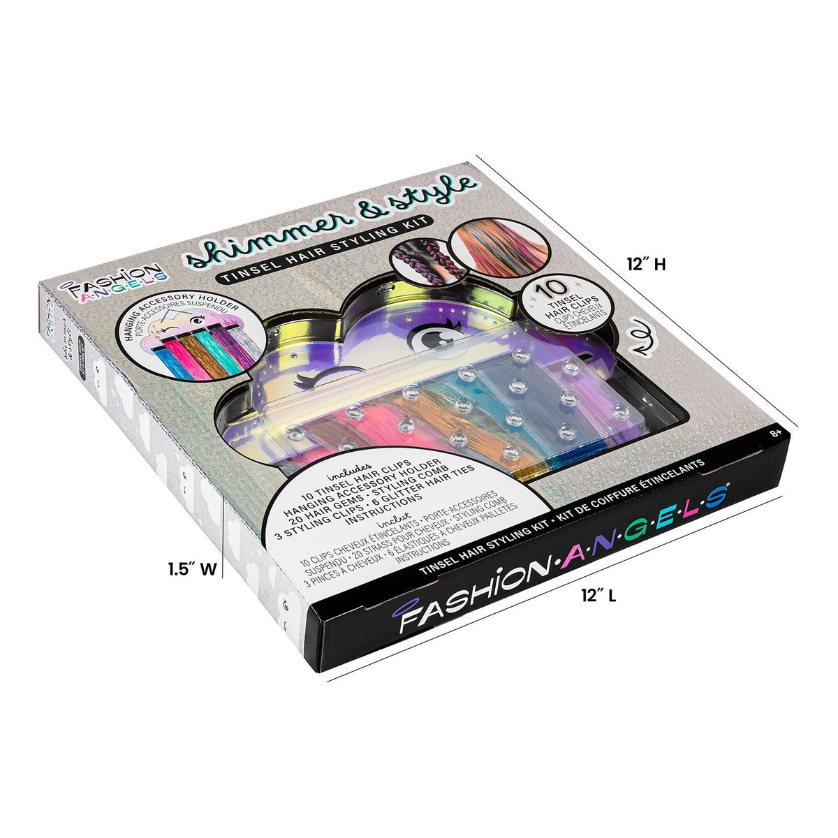 Fashion Angels Shimmer & Style Tinsel Hair Styling Kit