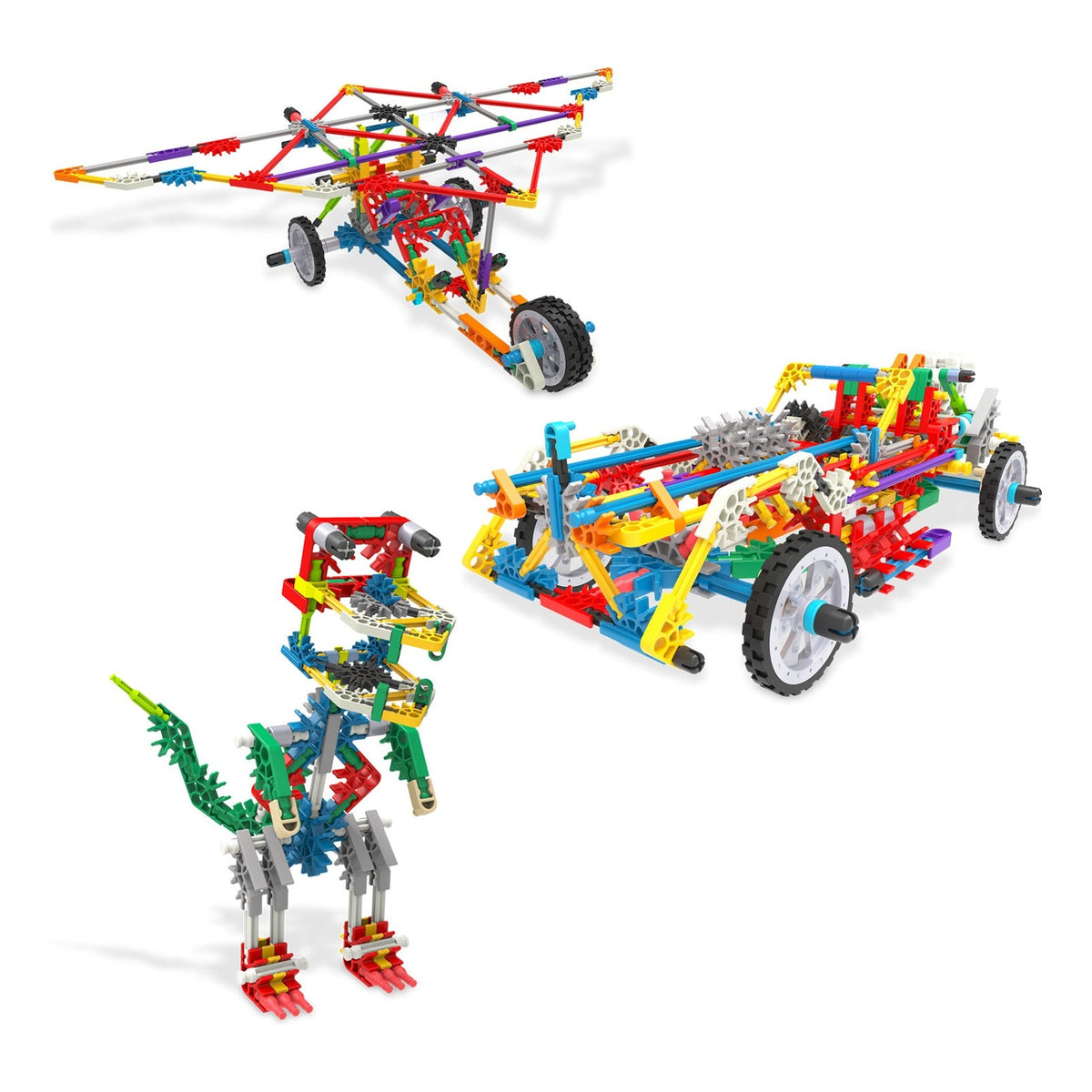 K'NEX 408-Piece 80 Model Deluxe Building Set with Bag