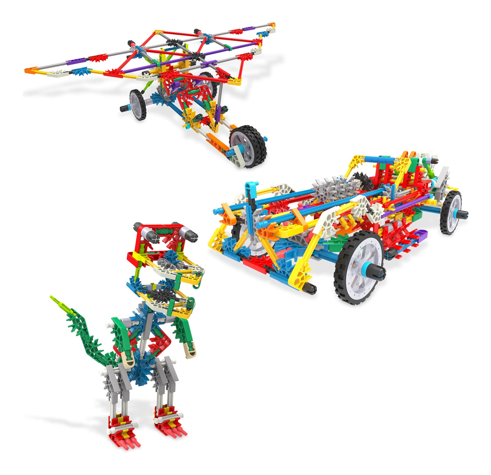K'NEX 408-Piece 80 Model Deluxe Building Set with Bag