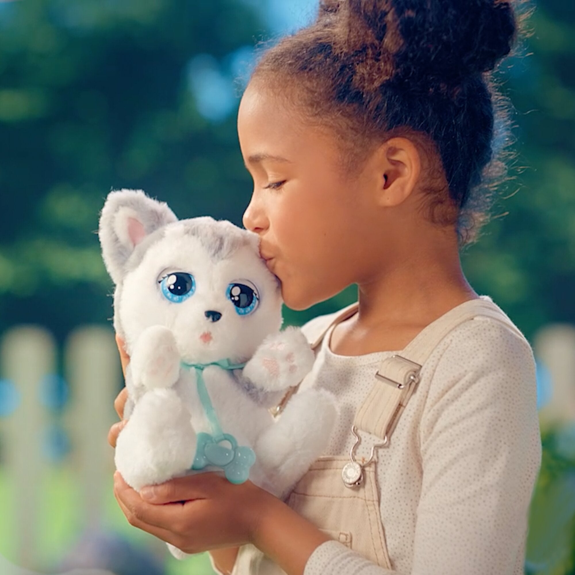 Baby Paws Husky Interactive Plush Puppy with Blanket and Pacifier