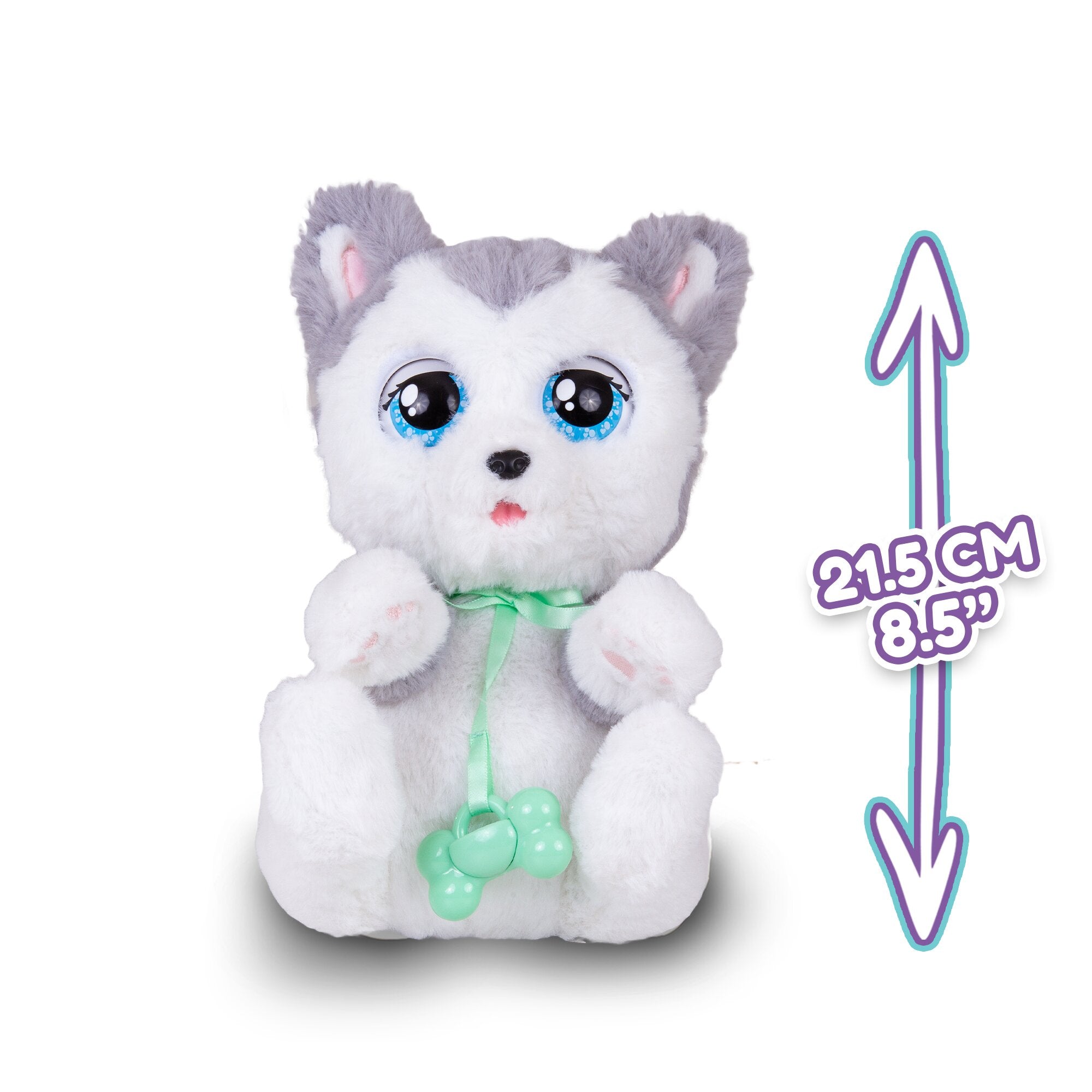 Baby Paws Husky Interactive Plush Puppy with Blanket and Pacifier