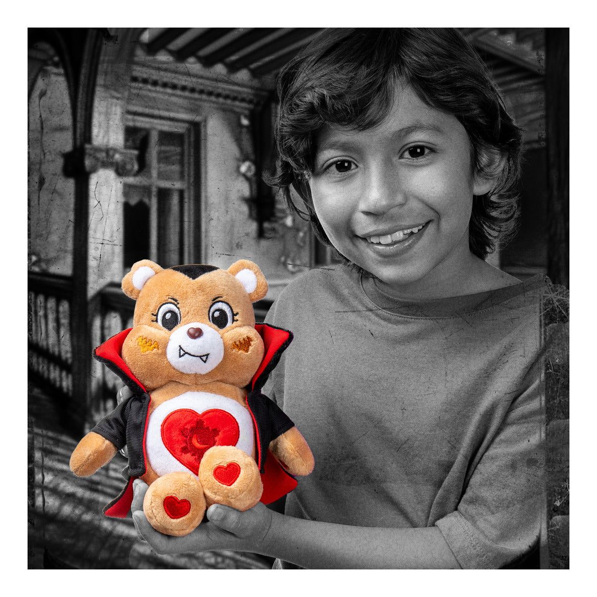 Care Bears 22cm Plush - UM Tenderheart as Dracula